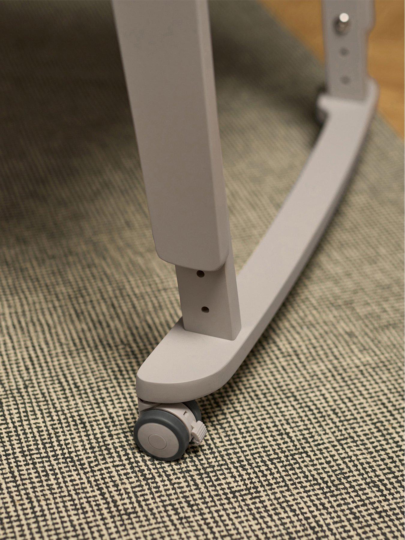  image of snuz-snuzpod-studio-bedside-crib-oslo-light-grey