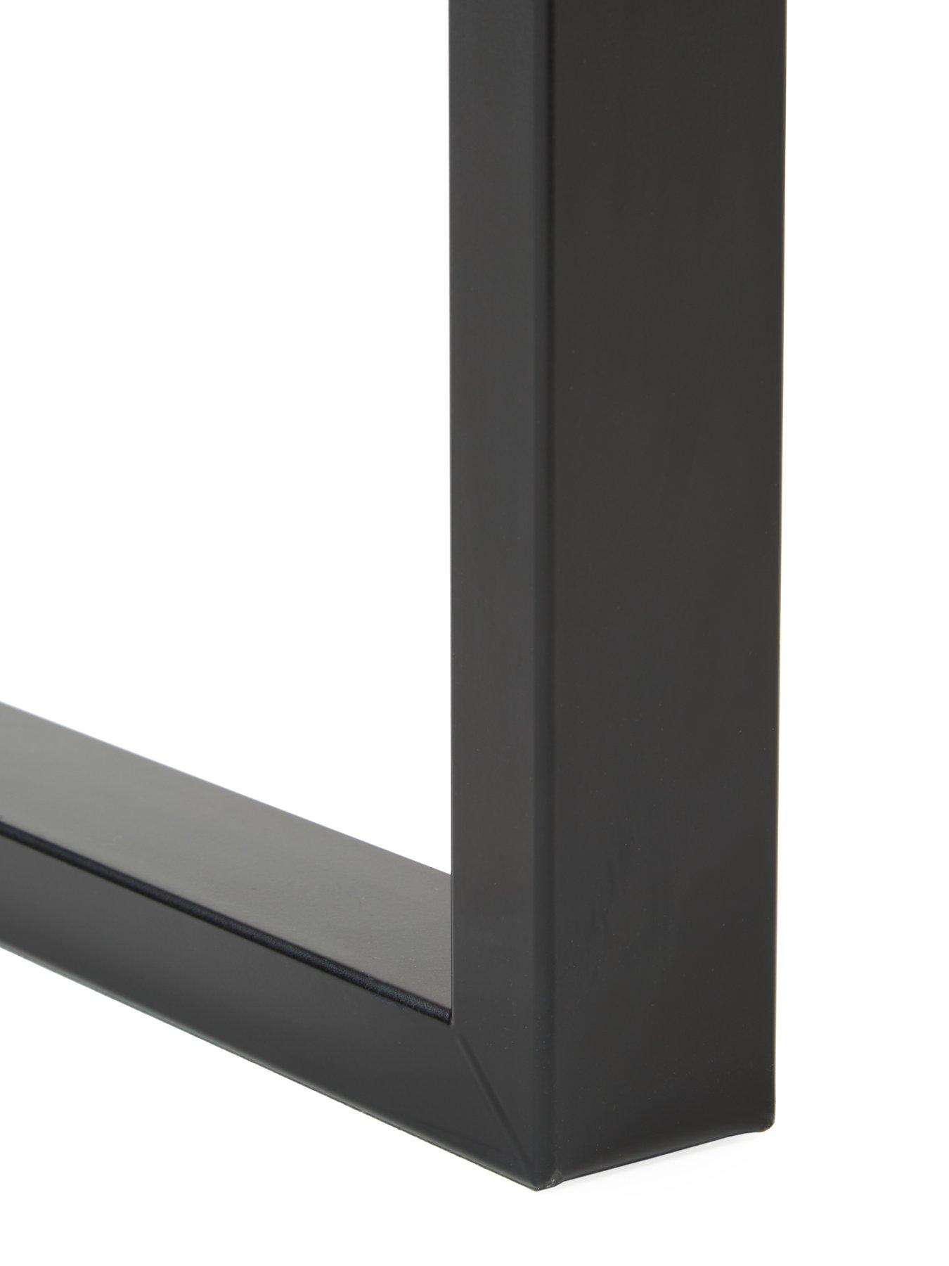Image 4 of 6 of The Very Collection Burton 140 cm Dining Table - Oak/Black&nbsp;- FSC&reg; Certified