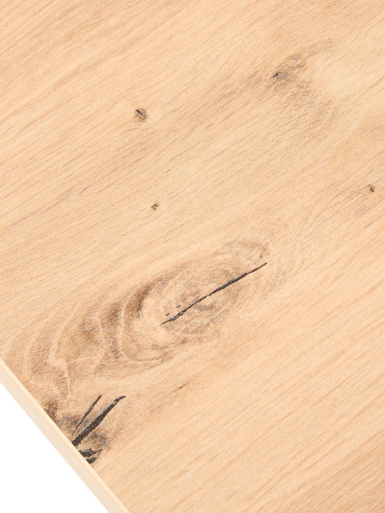 Image 6 of 6 of The Very Collection Burton 140 cm Dining Table - Oak/Black&nbsp;- FSC&reg; Certified