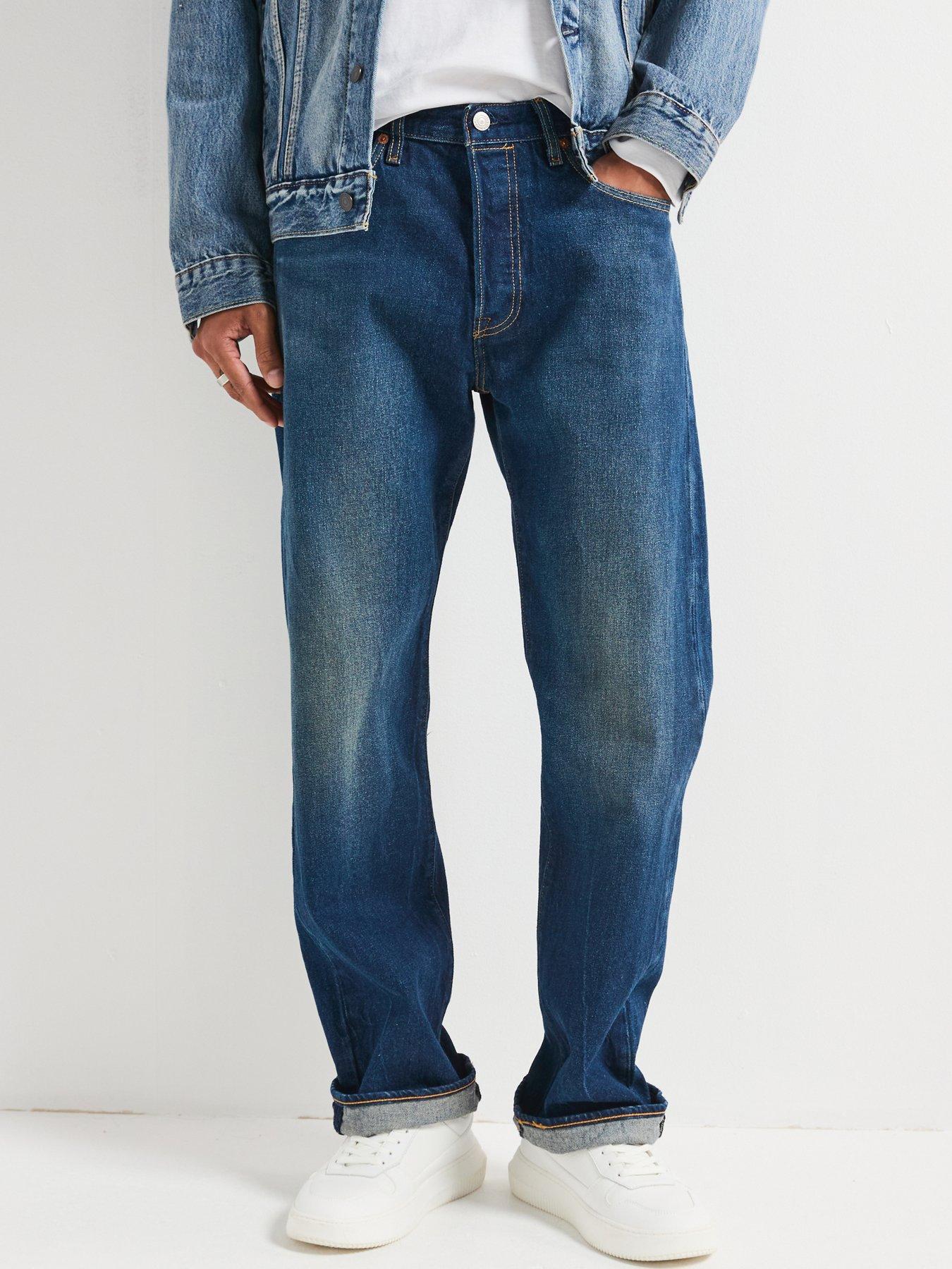 Levi's 501 Original Straight Fit Jeans - It'S Time To Go Stretch - Dark Blue