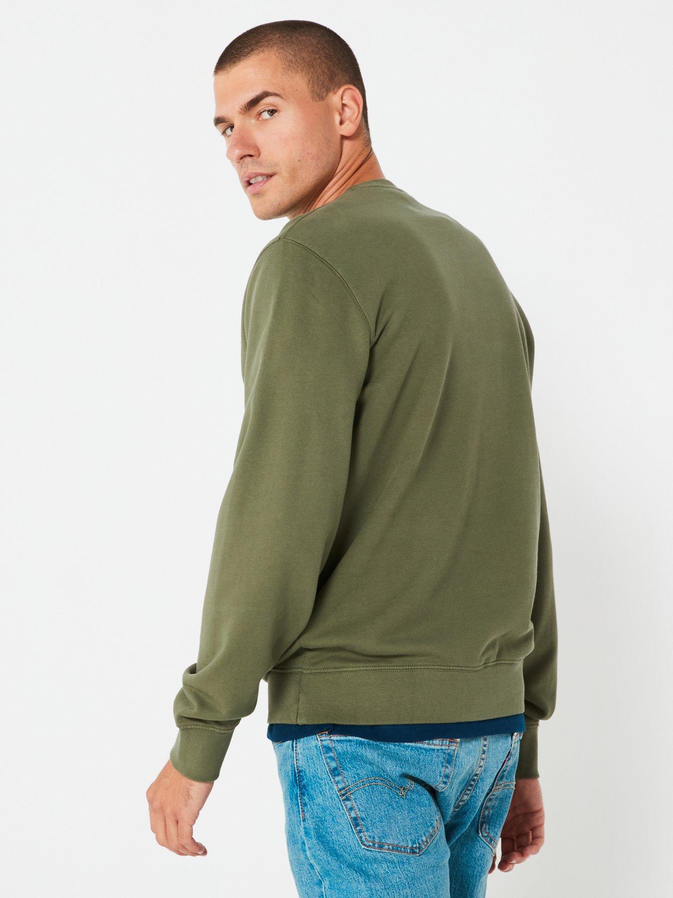 Image 2 of 4 of Levi's Original Housemark Crew Neck Sweat Top - Khaki