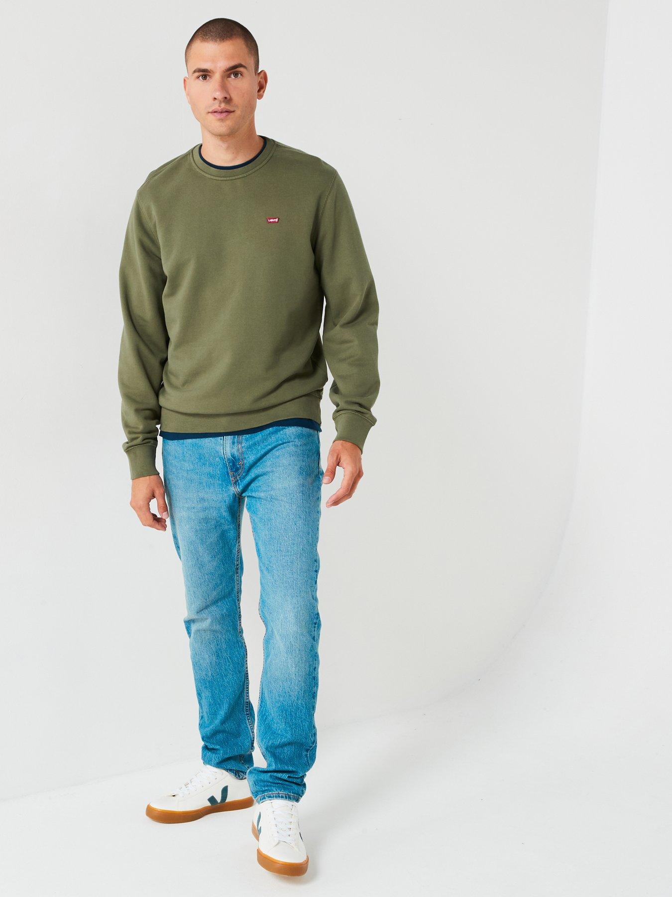 Image 3 of 4 of Levi's Original Housemark Crew Neck Sweat Top - Khaki