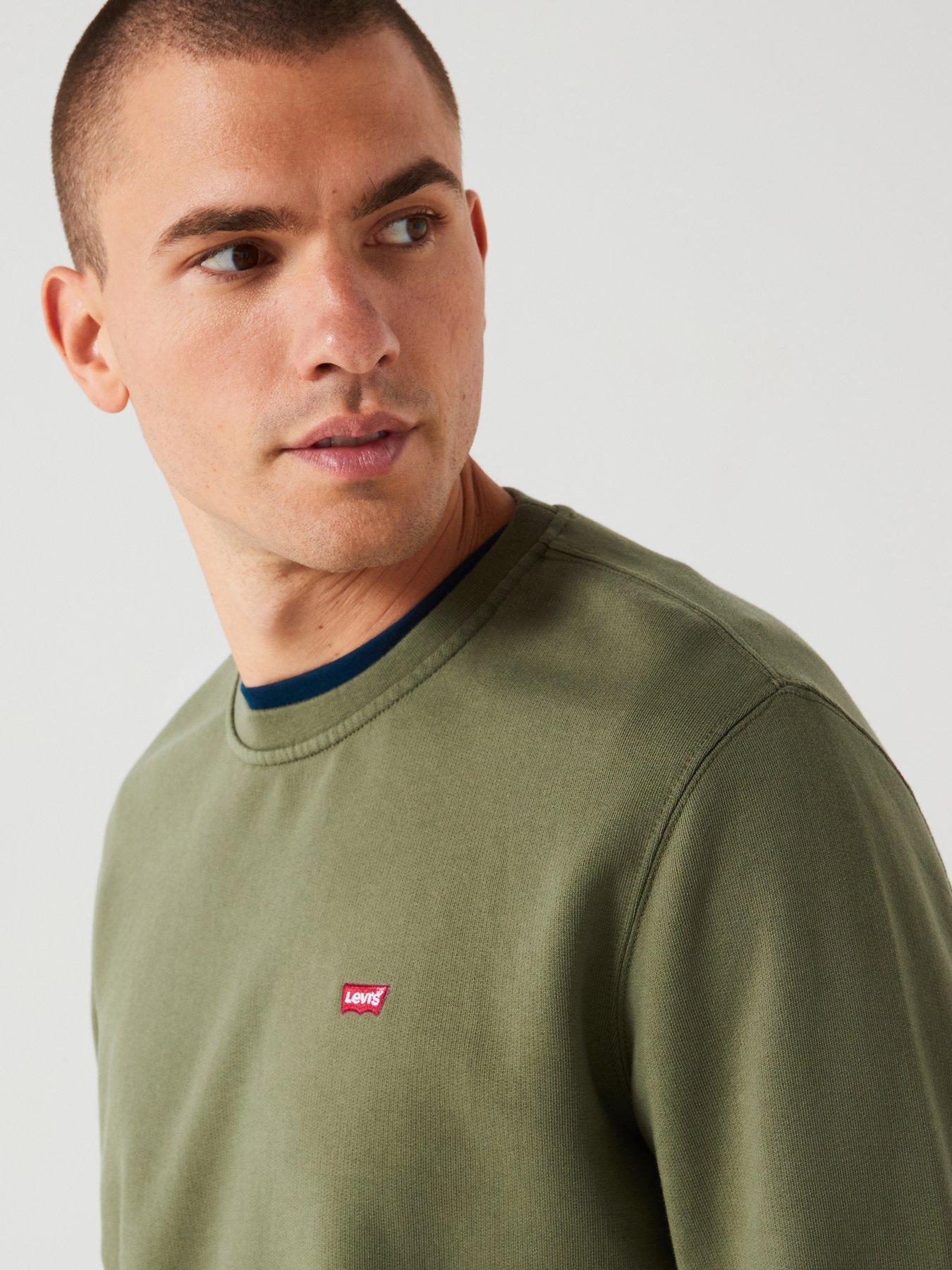 Image 4 of 4 of Levi's Original Housemark Crew Neck Sweat Top - Khaki