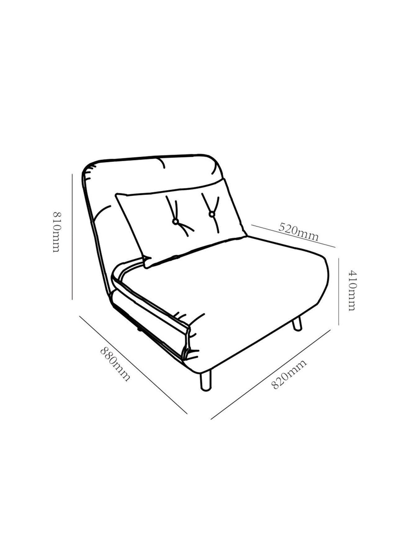 Image 6 of 7 of The Very Collection Sansa Chair&nbsp;Bed&nbsp;- FSC&reg; Certified