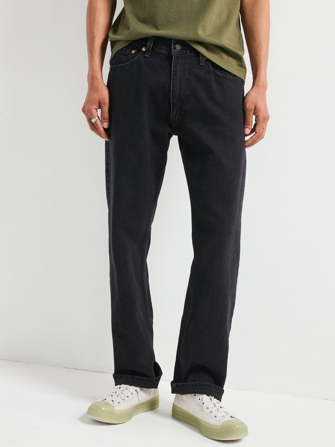 Levi's 555 '96 Relaxed Straight Fit Jeans - Forget Me Nots - Black