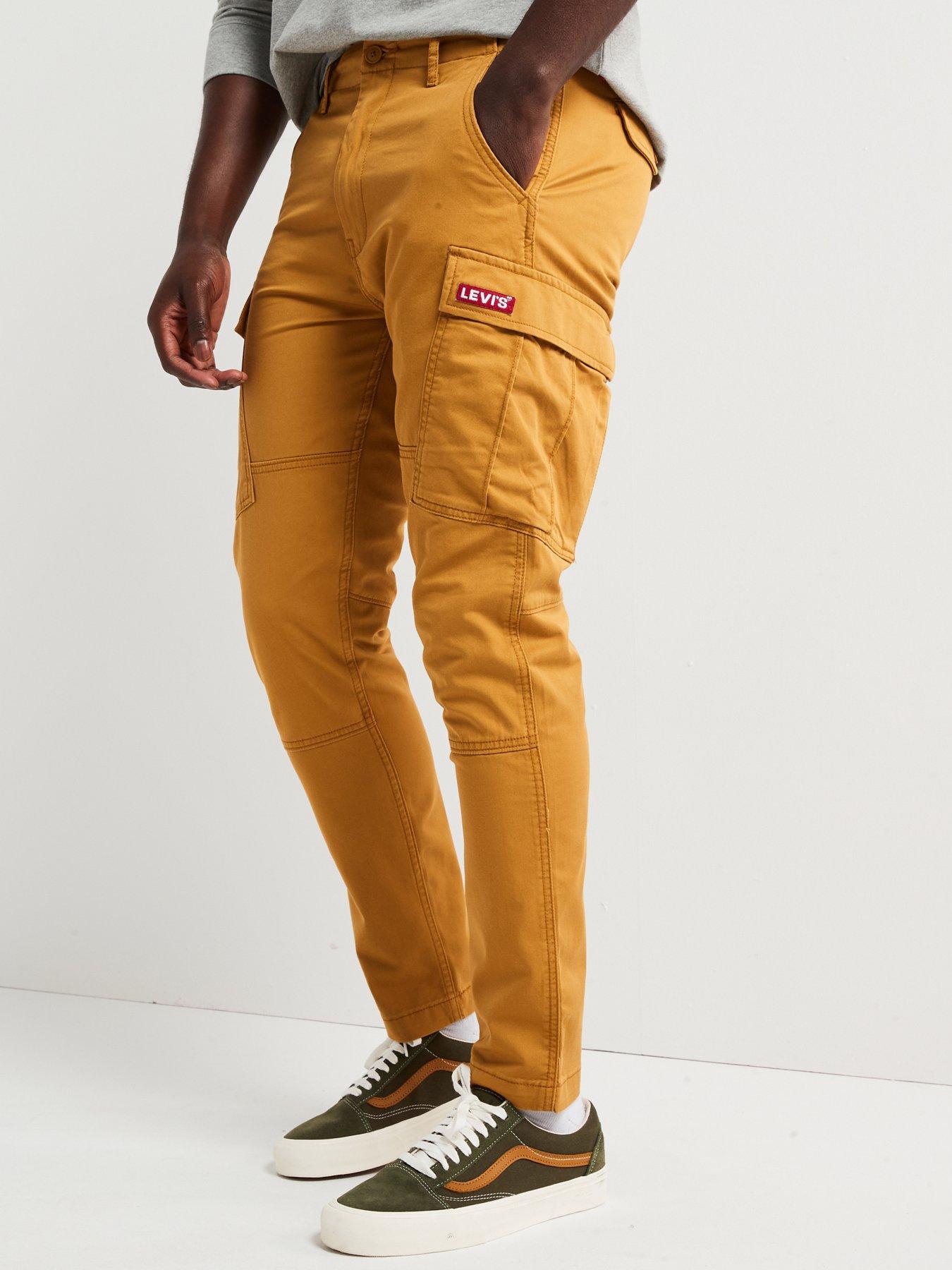 Khaki Levis Combat Trousers Levi's Lo Ball Cargo Trousers Brown