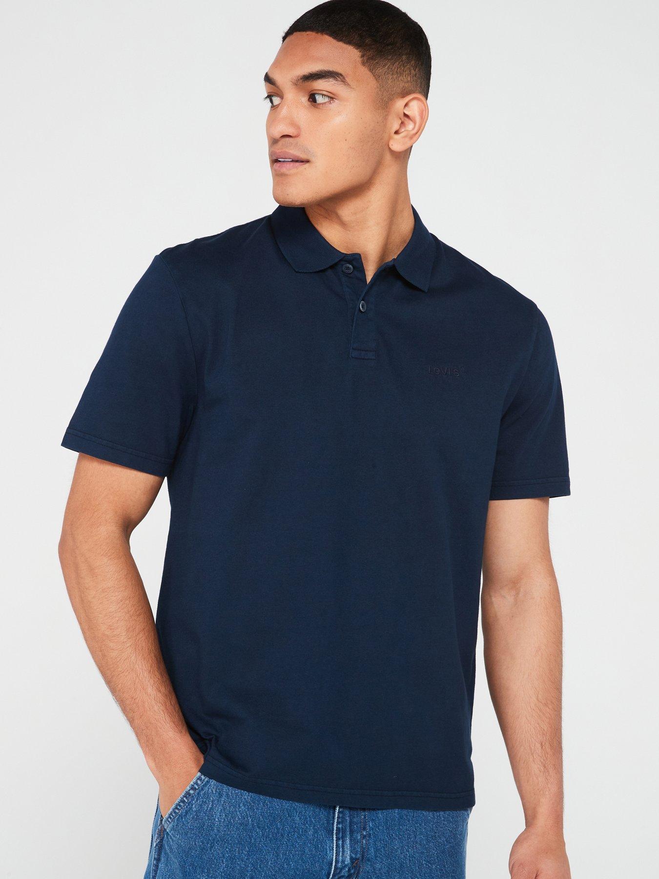 Levi's Authentic Relaxed Fit Polo Shirt - Navy