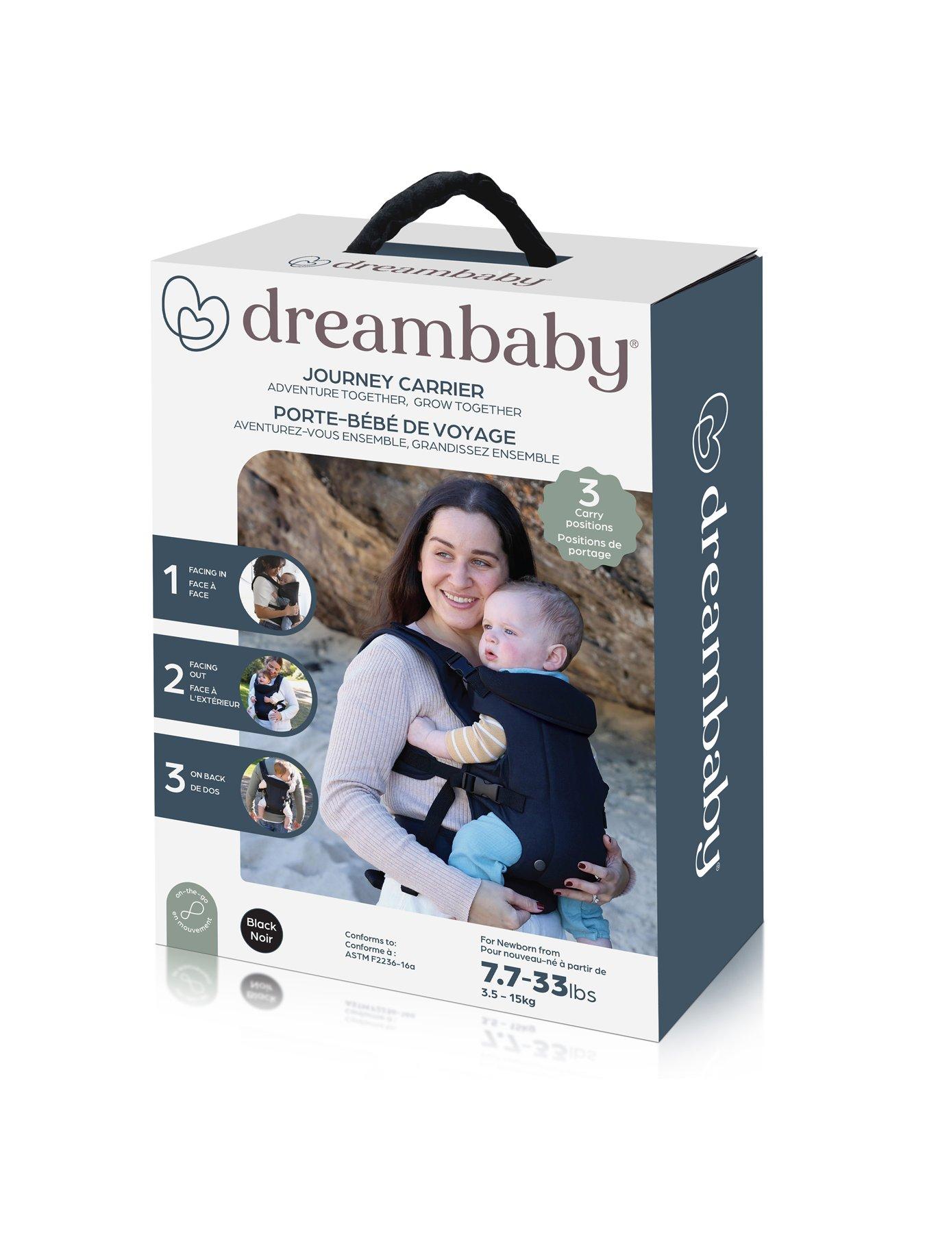 Image 4 of 7 of Dreambaby 3 Positions Journey Baby Carrier&nbsp;- Black