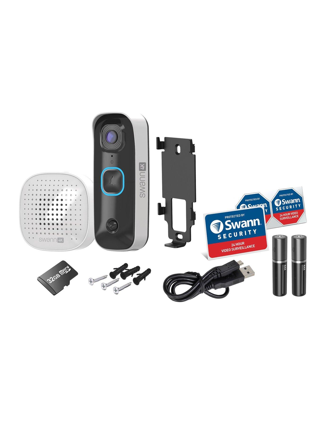 Image 6 of 7 of Swann 4K Wireless Video Doorbell &amp; Chime Speaker Unit