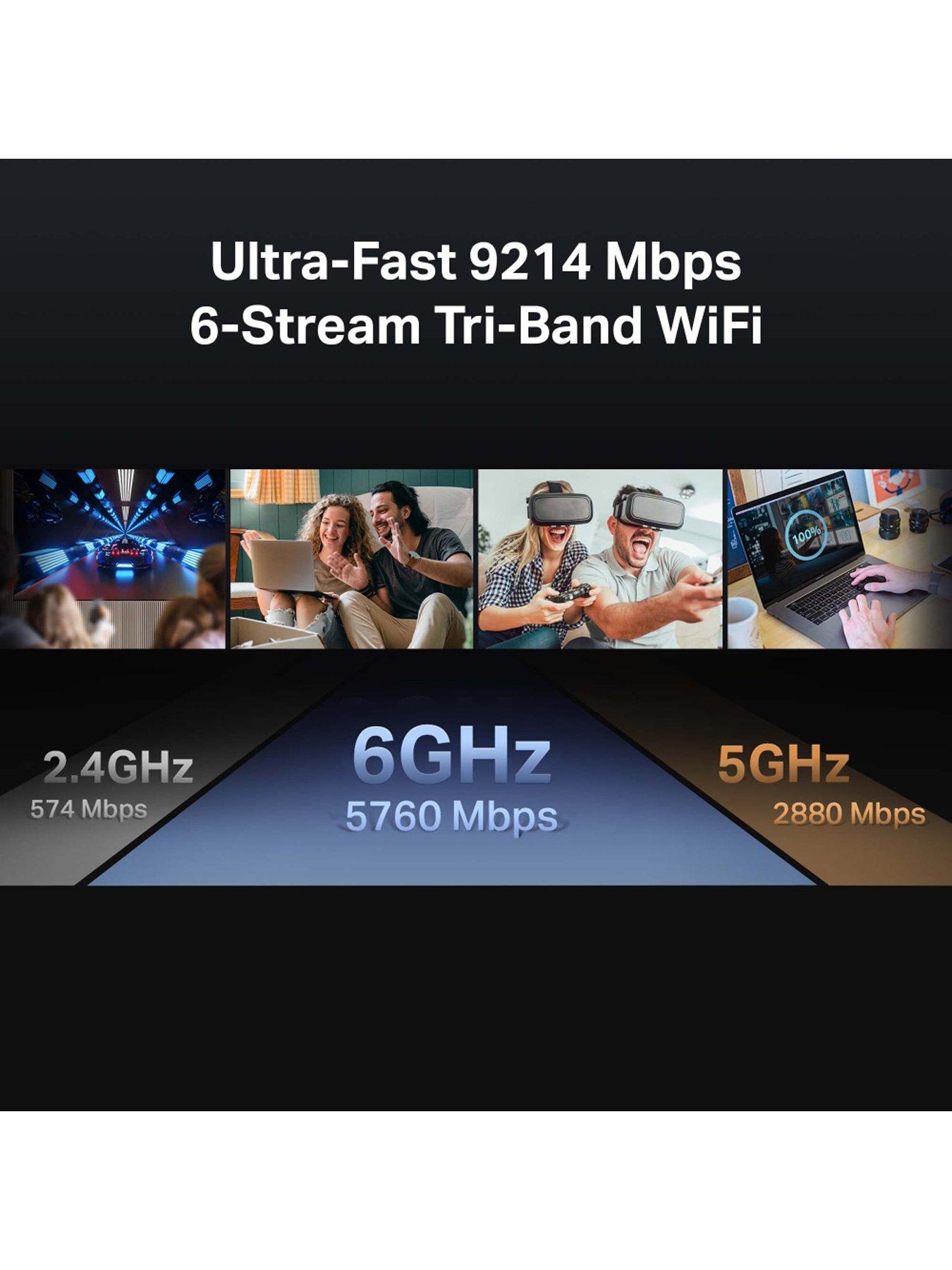 Image 4 of 8 of TP Link Archer BE550 Tri-Band 9.3Gbps Wi-Fi 7 Router, Parental Controls, Homeshield &amp; VPN, 5x 2.5G Ports
