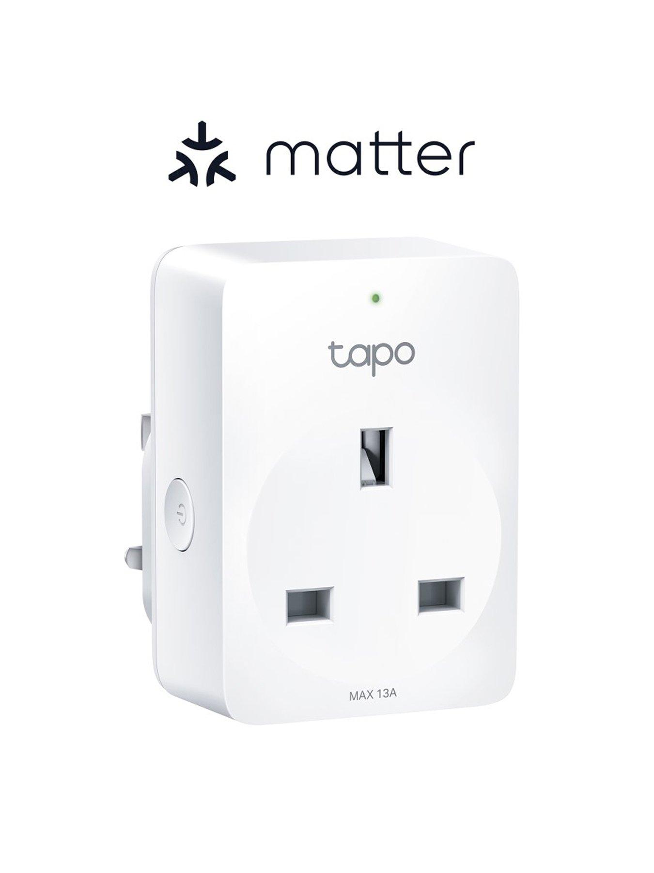 TP Link Tapo P110M Smart Wi-Fi Plug, Energy Monitoring, MATTER Certified, Remote Control, Away Mode