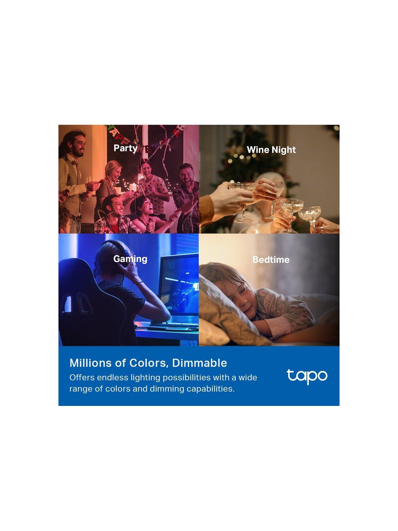  image of tp-link-tp-link-tapo-l535b-matter-compatible-smart-bulb-multi-colour-b27