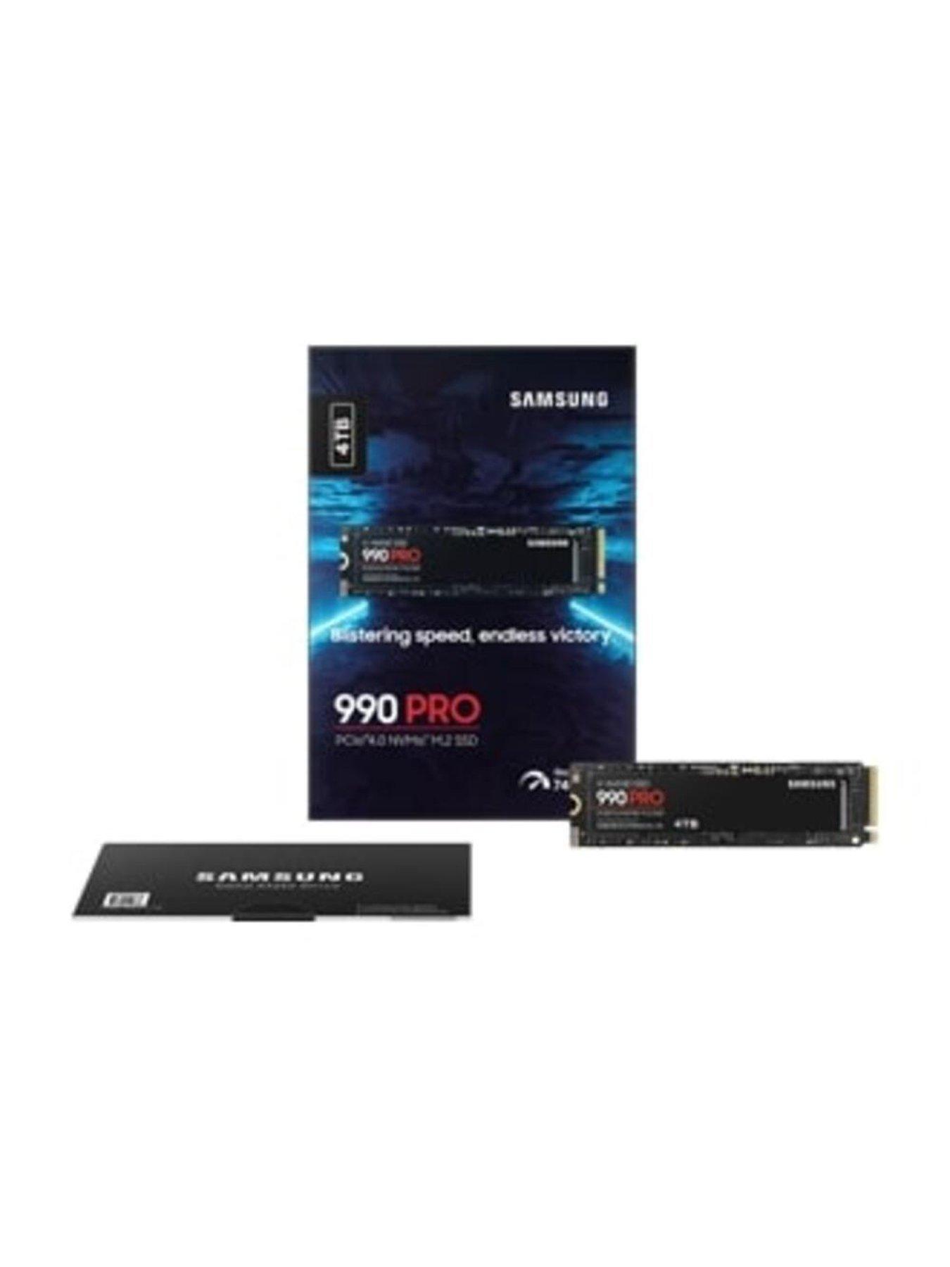 Samsung 990 PRO 4TB SSD 中古品 Samsung 990 PRO NVMe M.2 SSD, 4TB, PCIe 4.0, 7450MB/s Read, 6900MB