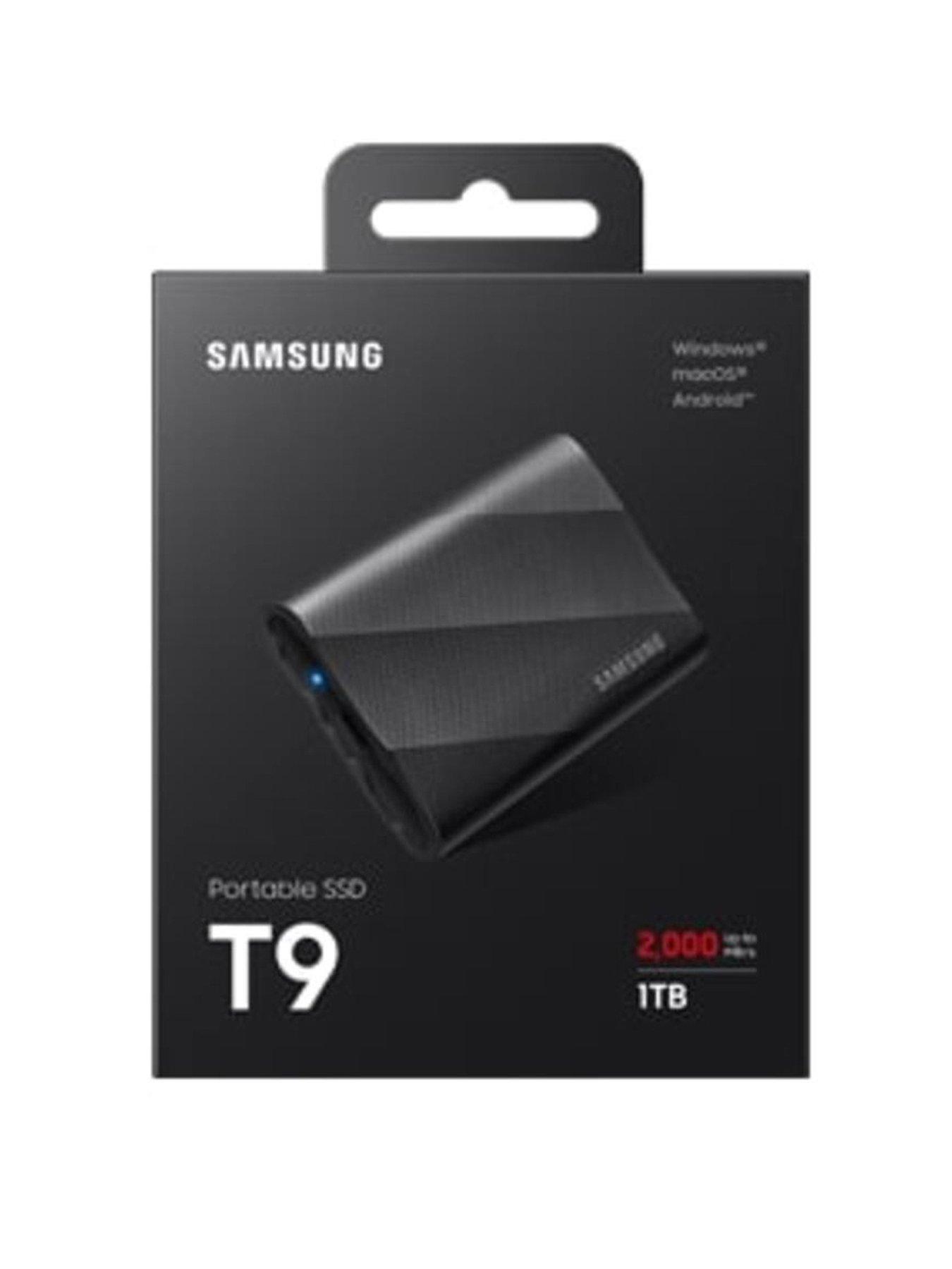 Samsung T9 1TB Portable SSD USB 3.2 Black