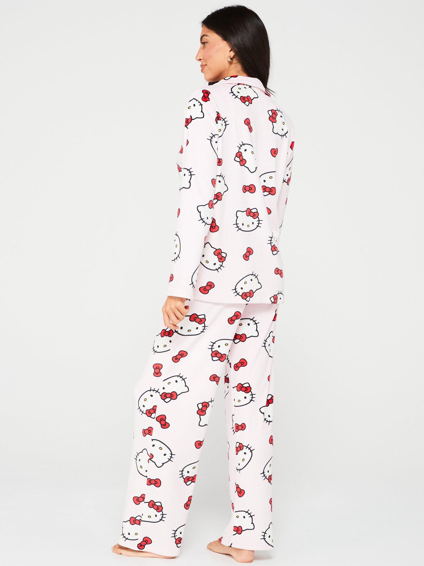 Hello kitty footie pajamas sale