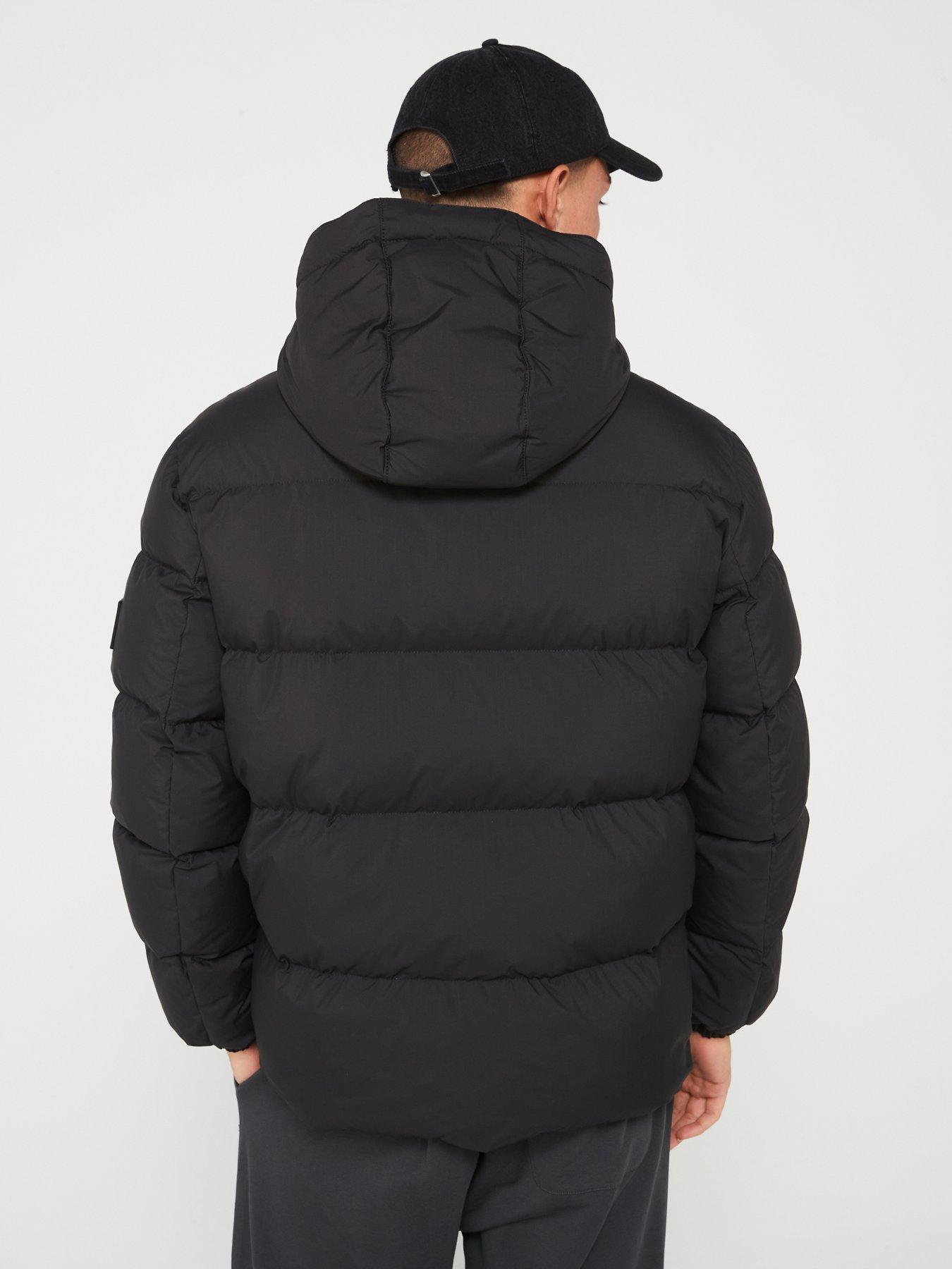 Image 2 of 6 of Tommy Jeans Essential Down Hooded Jacket - Black