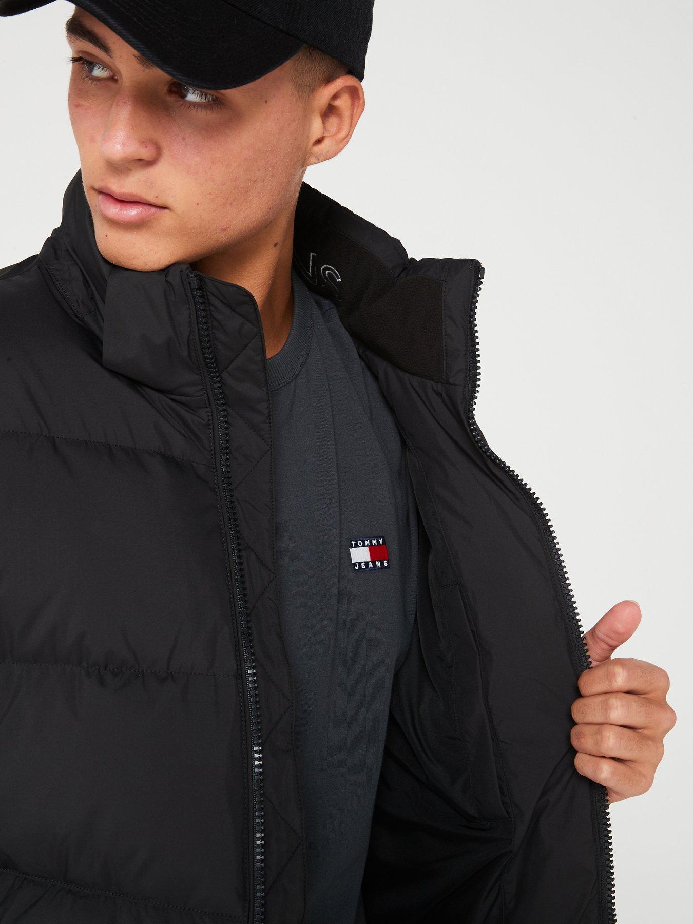 Image 6 of 6 of Tommy Jeans Essential Down Hooded Jacket - Black