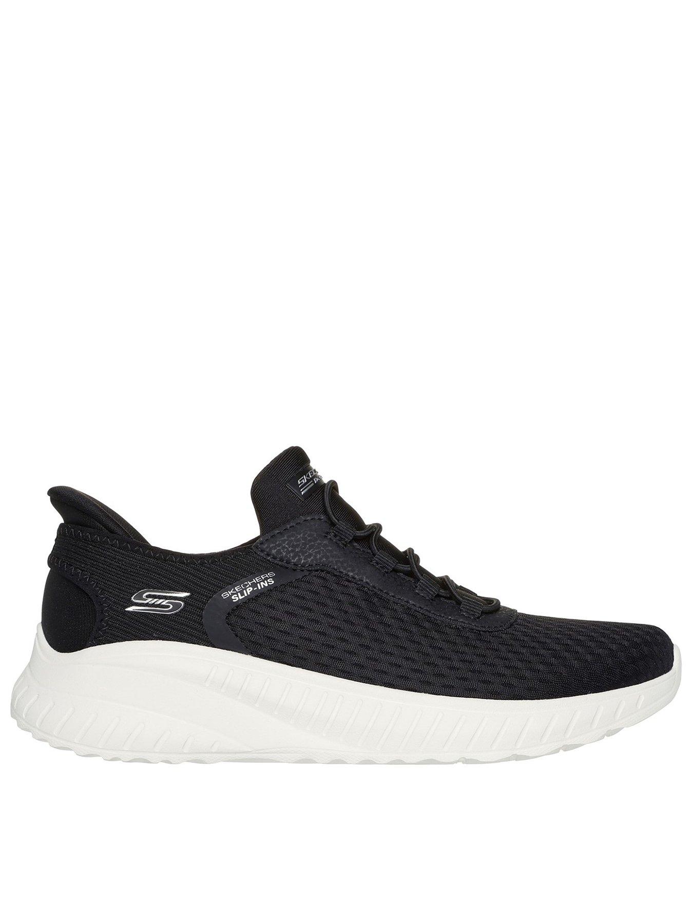Skechers Bobs Squad Chaos Slip Ins Black littlewoods
