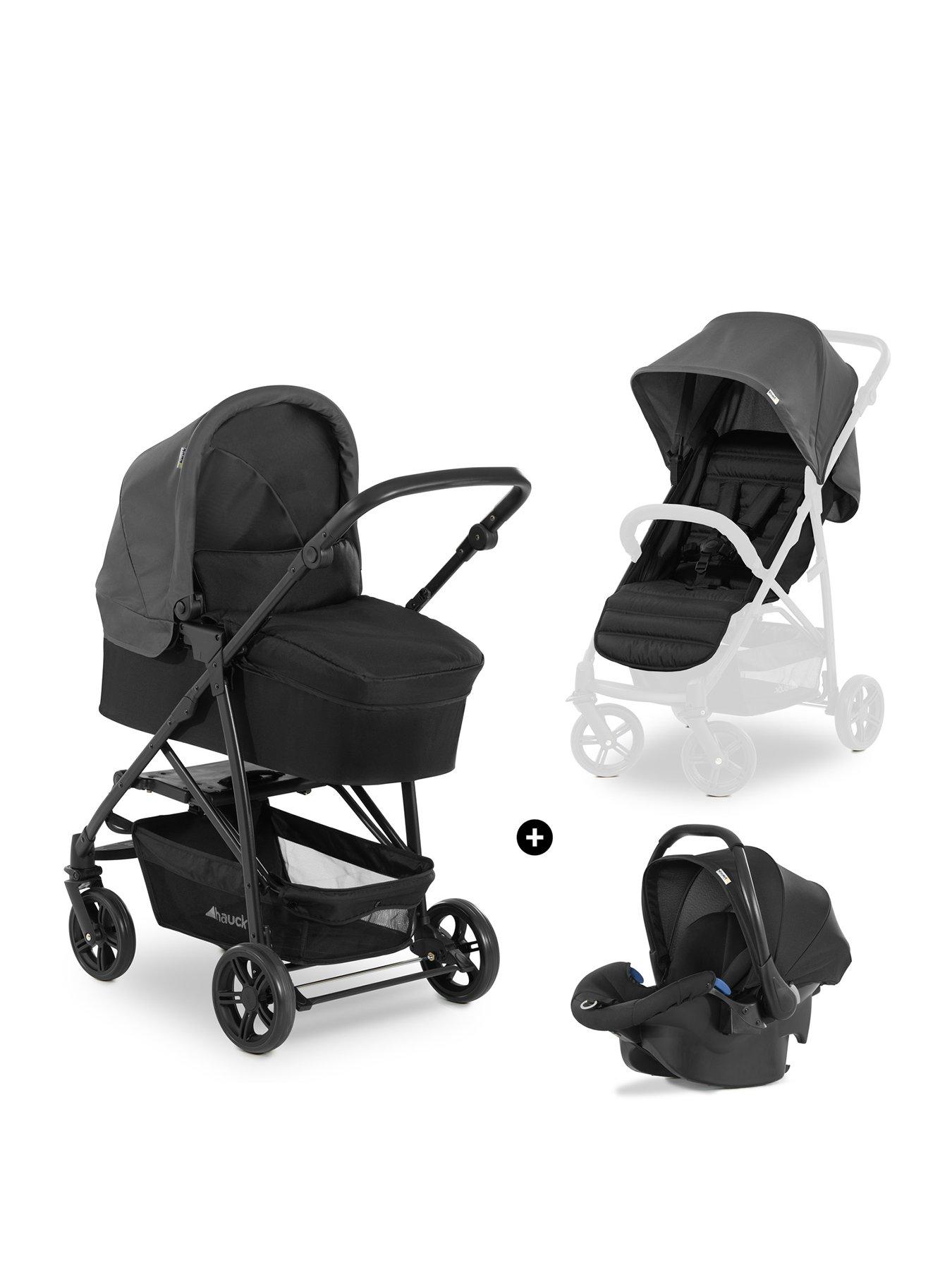 Image 1 of 8 of Hauck Rapid 4 Trioset Travel System - Grey