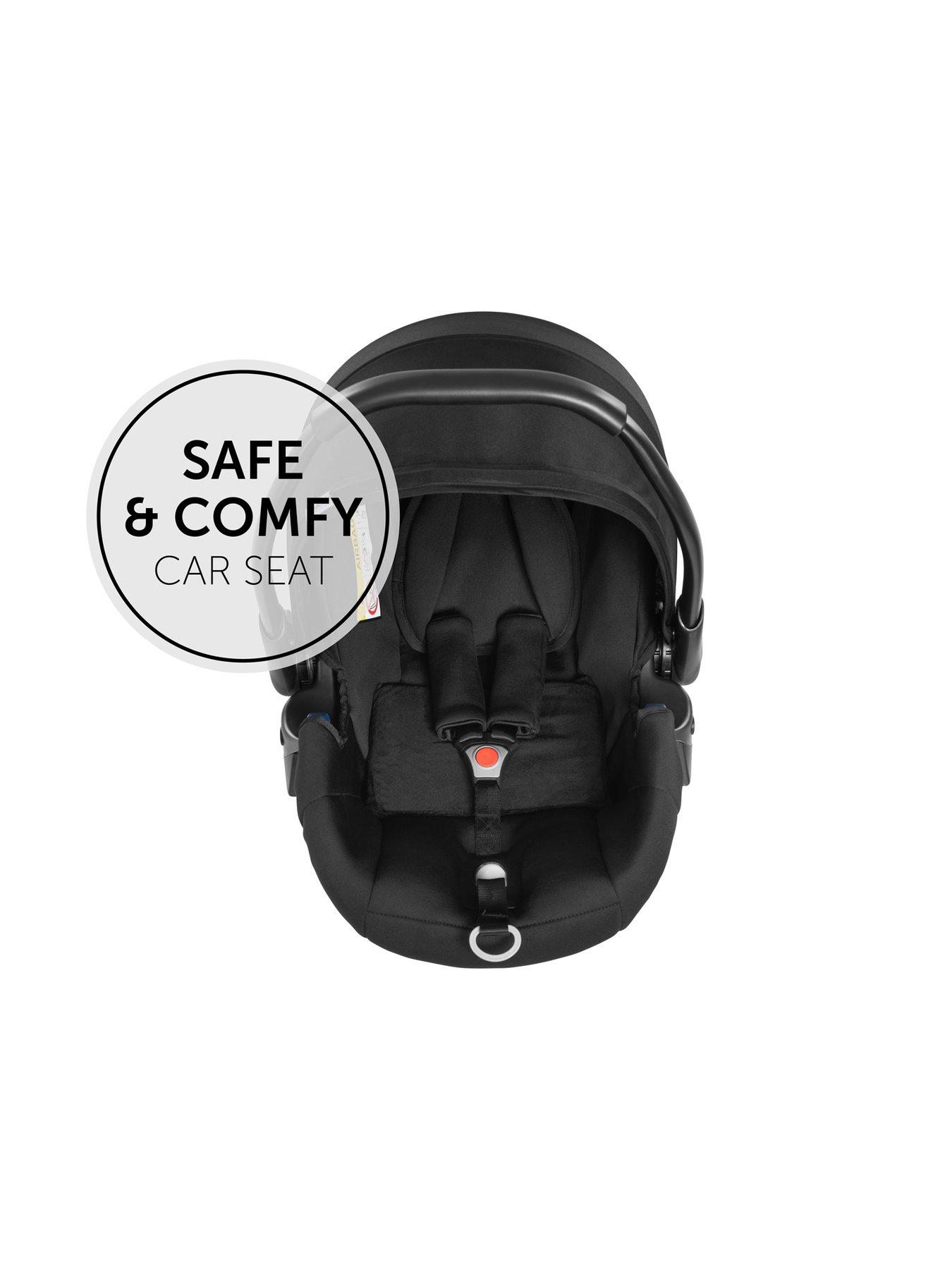 Image 4 of 8 of Hauck Rapid 4 Trioset Travel System - Grey