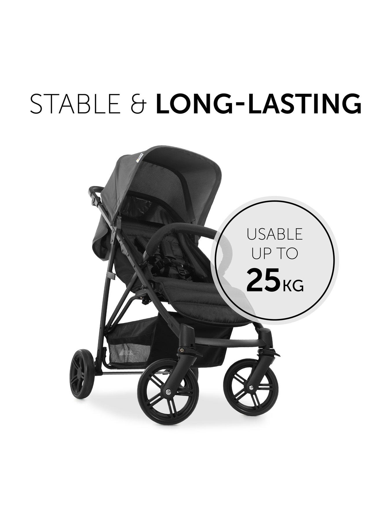 Image 5 of 8 of Hauck Rapid 4 Trioset Travel System - Grey