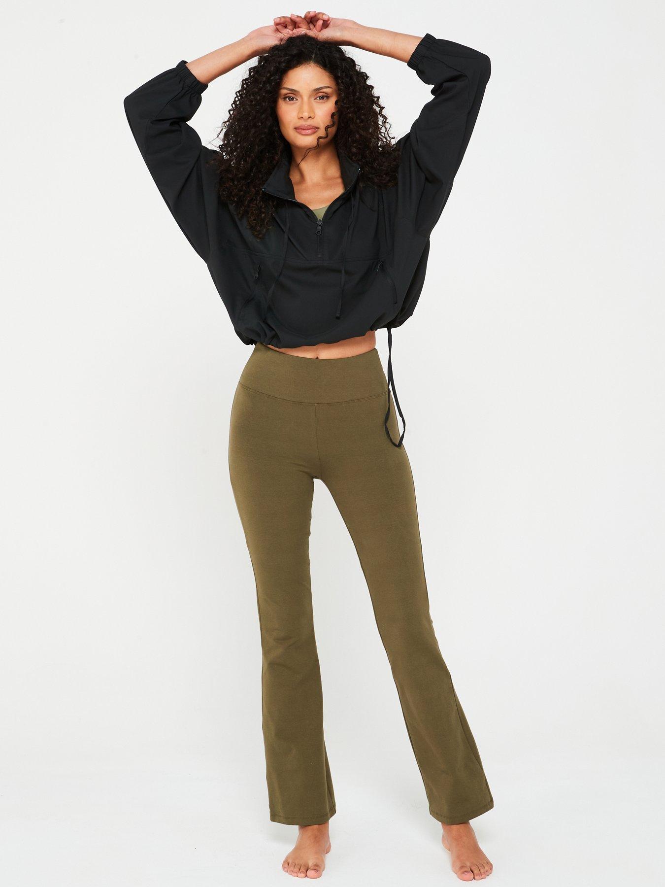  image of everyday-yoga-pant-dark-green
