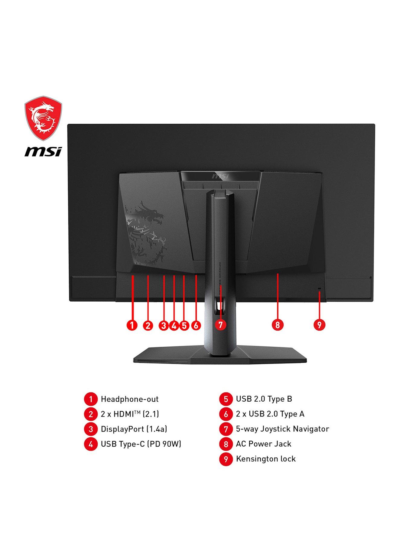 MSI MPG 321URX QD-OLED 31.5 inch, QD-OLED, 4K UHD, 240Hz, 0.03ms