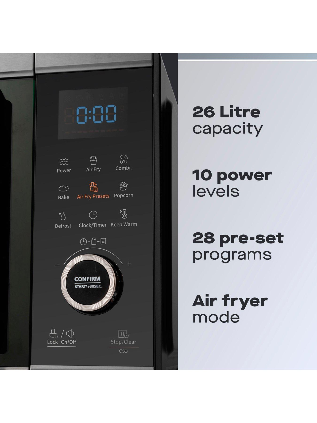  image of daewoo-26-litre-air-fryer-microwave