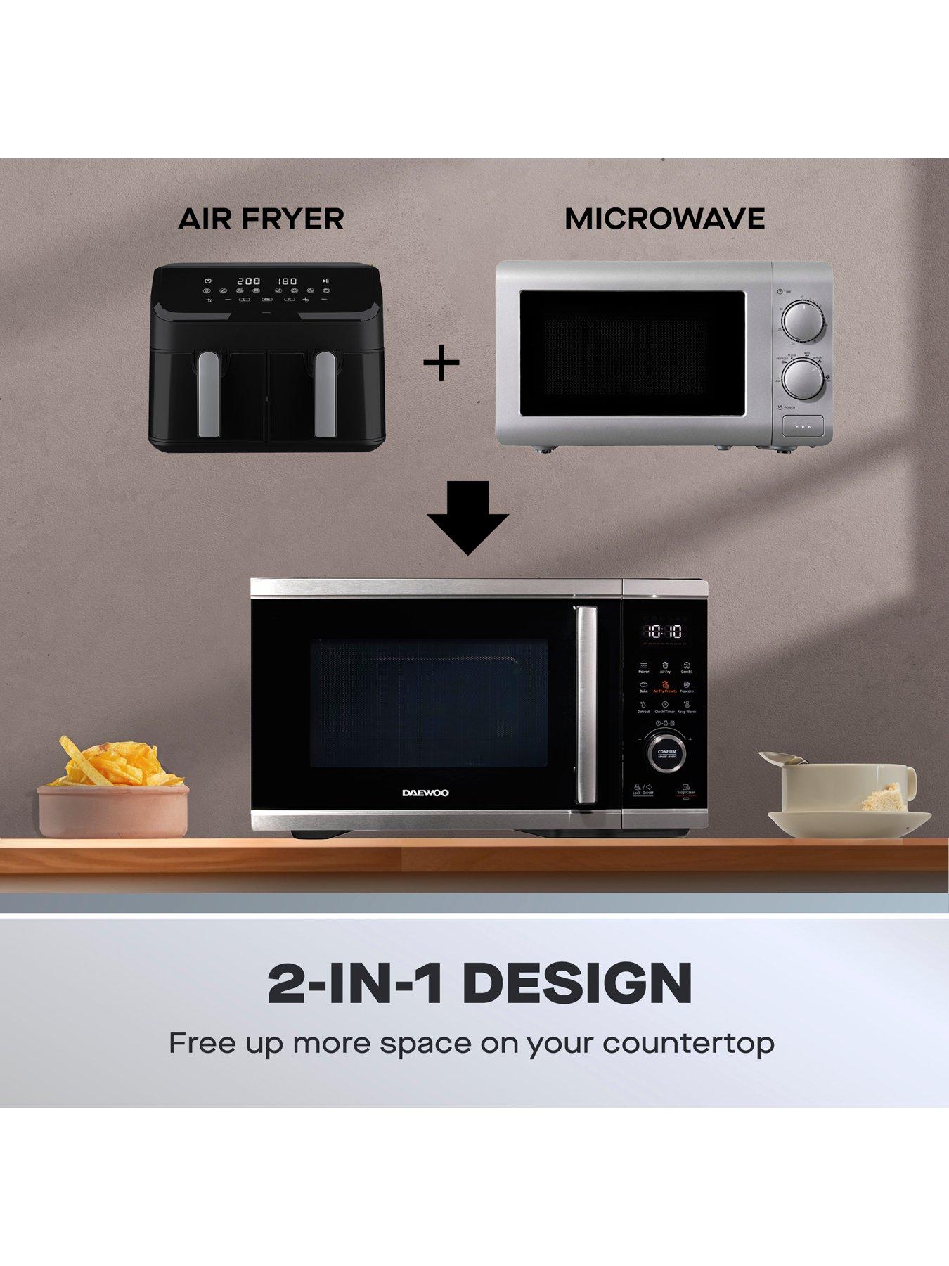  image of daewoo-26-litre-air-fryer-microwave