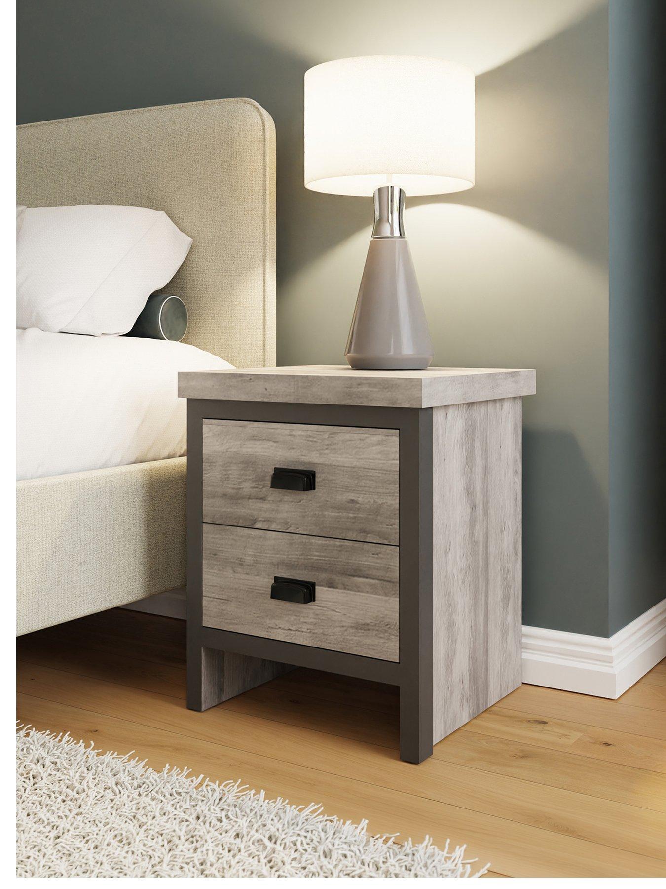 Image 2 of 4 of GFW Boston 2 Drawer Bedside Chest