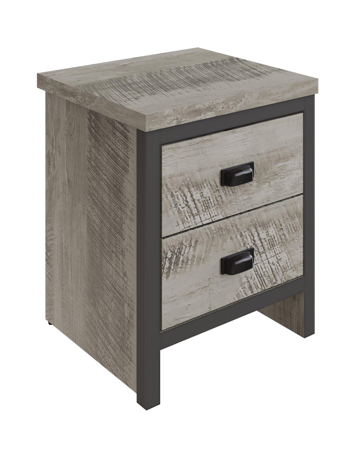 Image 3 of 4 of GFW Boston 2 Drawer Bedside Chest
