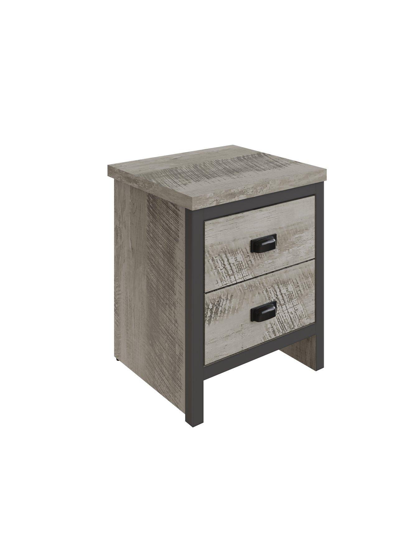  image of gfw-boston-2-drawer-bedside-chest-pack-of-2