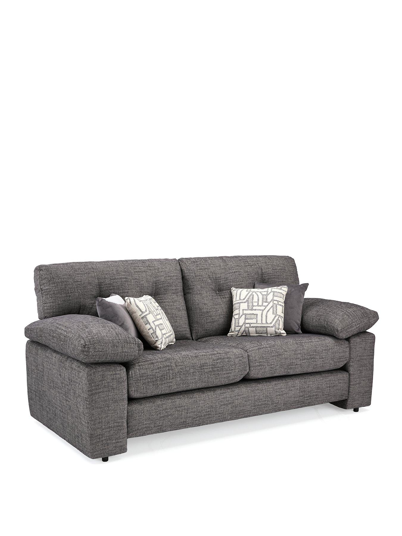 Image 2 of 5 of The Very Collection Megan 3 + 2 Seater Fabric Sofa Set&nbsp;- Made in the UK