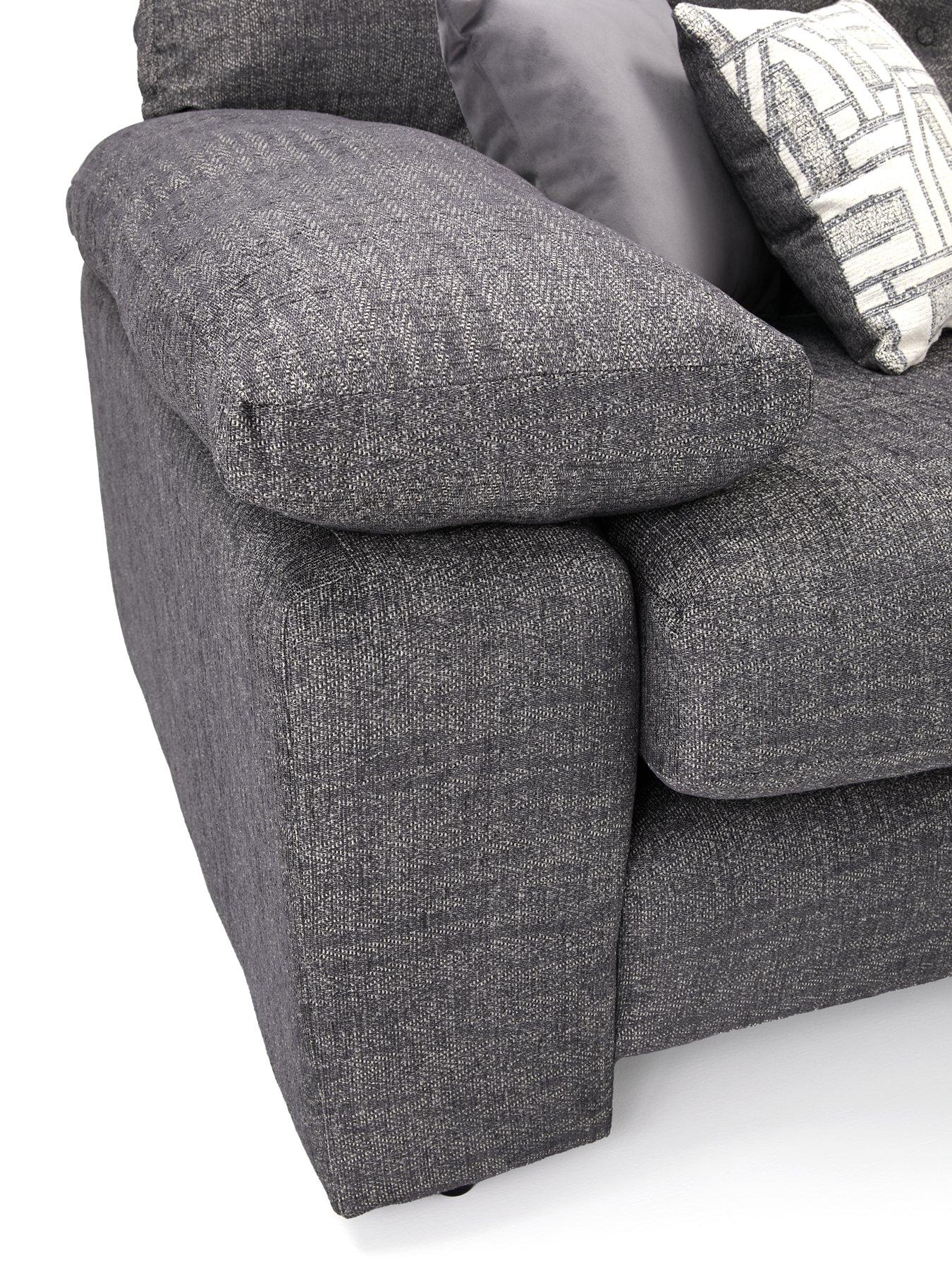 Image 4 of 5 of The Very Collection Megan 3 + 2 Seater Fabric Sofa Set&nbsp;- Made in the UK