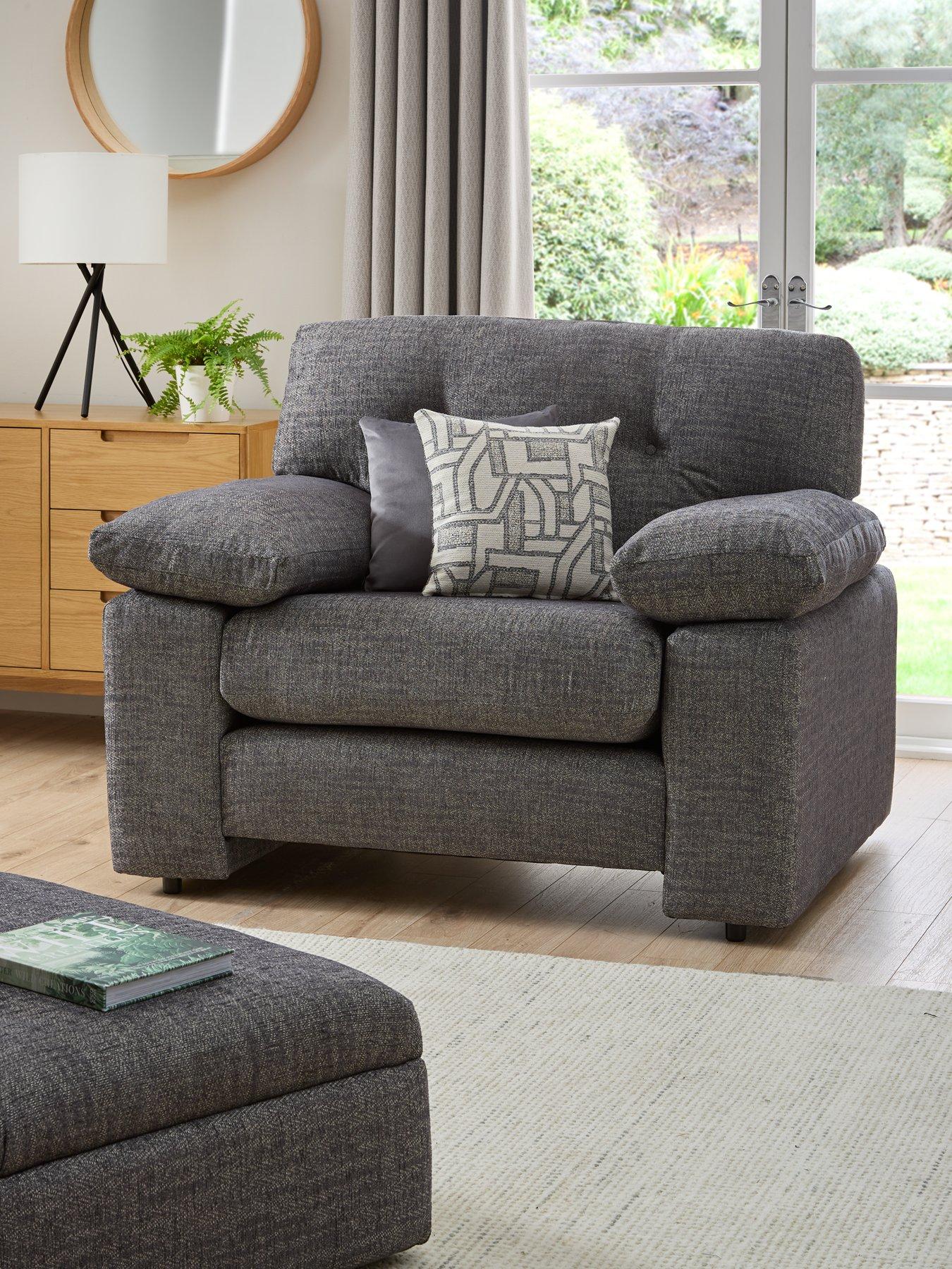 undefined Megan Fabric Armchair - Made in the UK