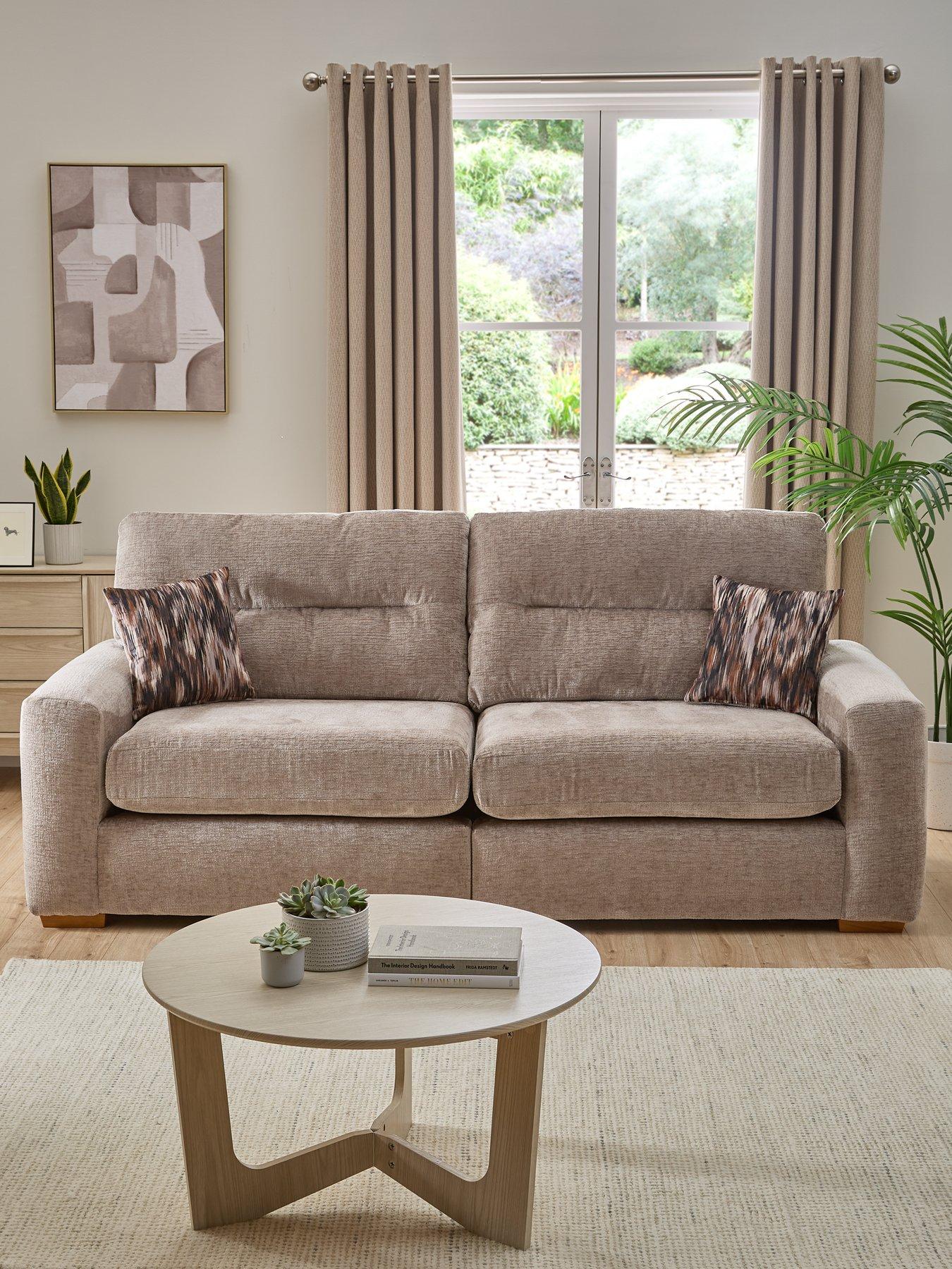 The Very Collection Melrose Fabric 4 Seater Sofa - Made in the UK