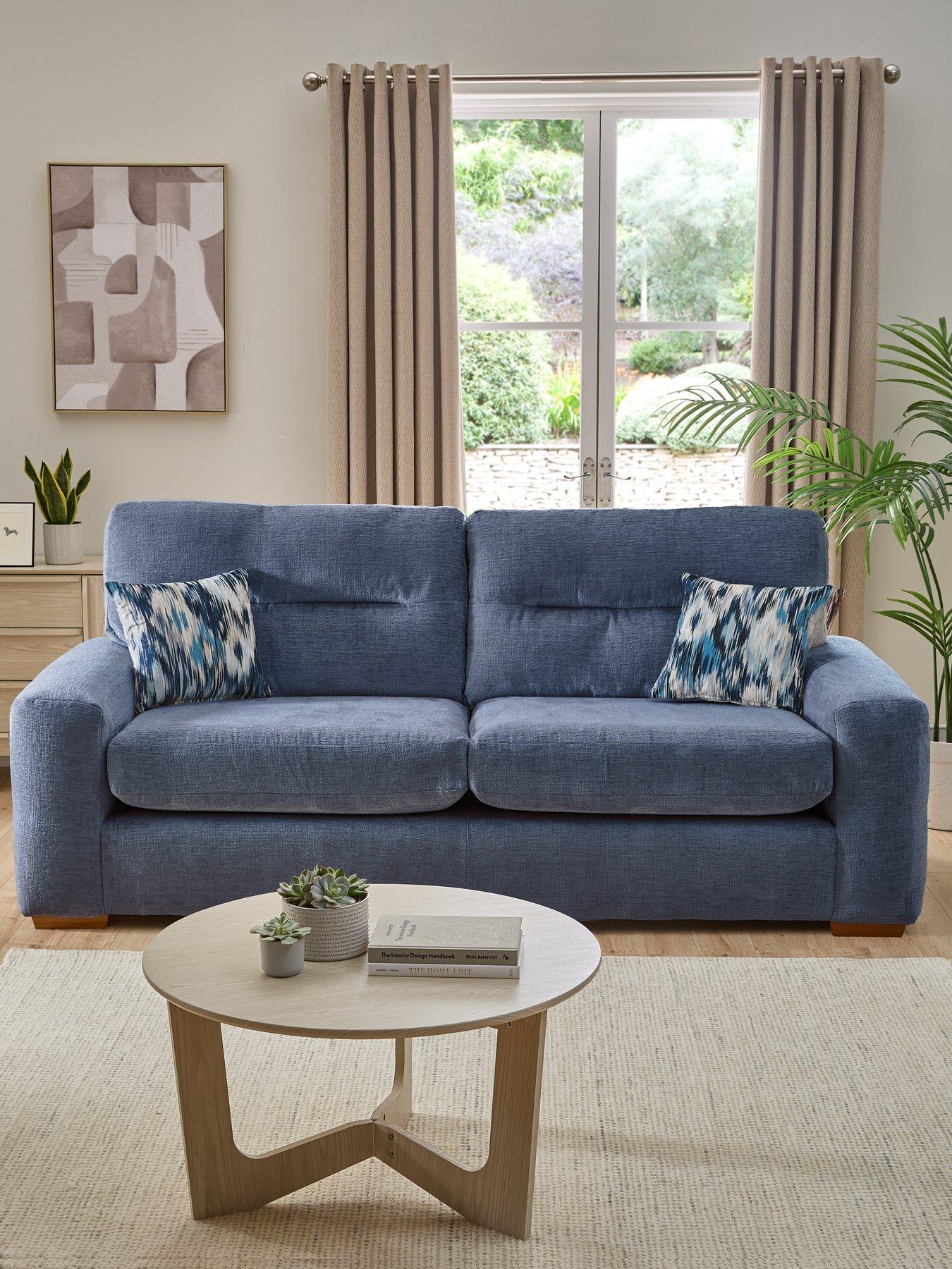 The Very Collection Melrose Fabric 4 Seater Sofa - Made in the UK