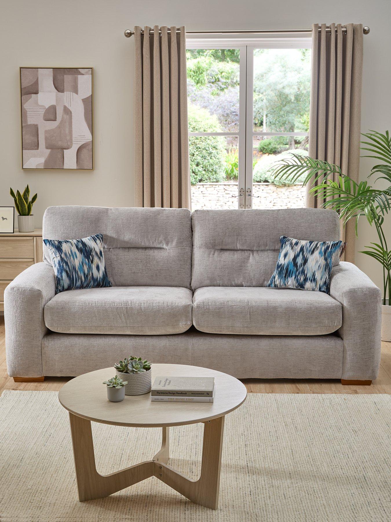 The Very Collection Melrose Fabric 4 Seater Sofa - Made in the UK