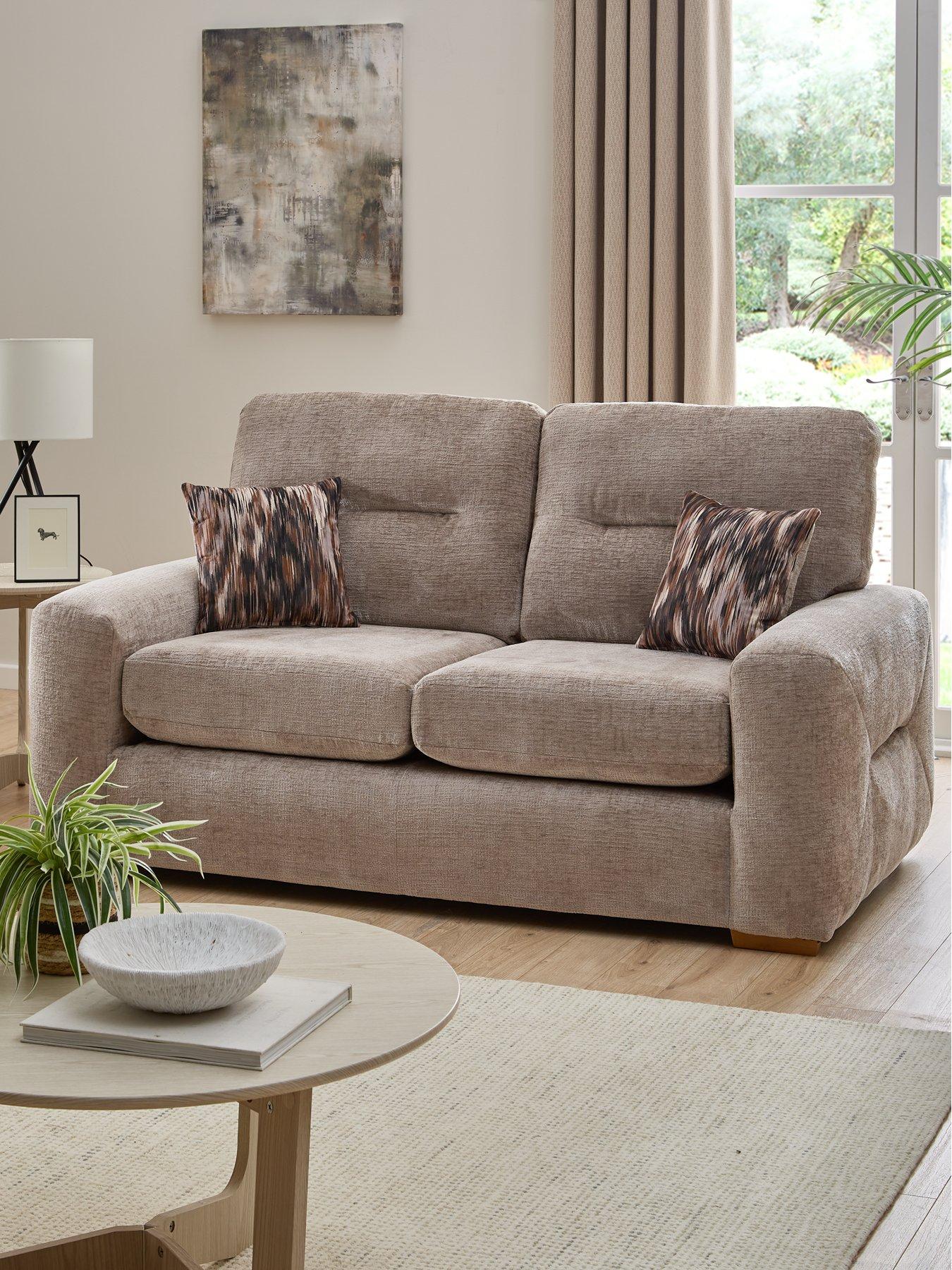 undefined Melrose Fabric 2 Seater Sofa - Made in the UK