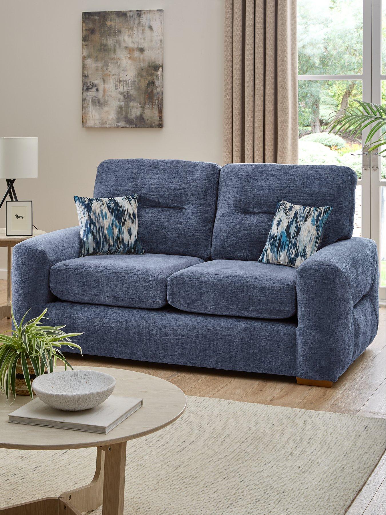 undefined Melrose Fabric 2 Seater Sofa - Made in the UK