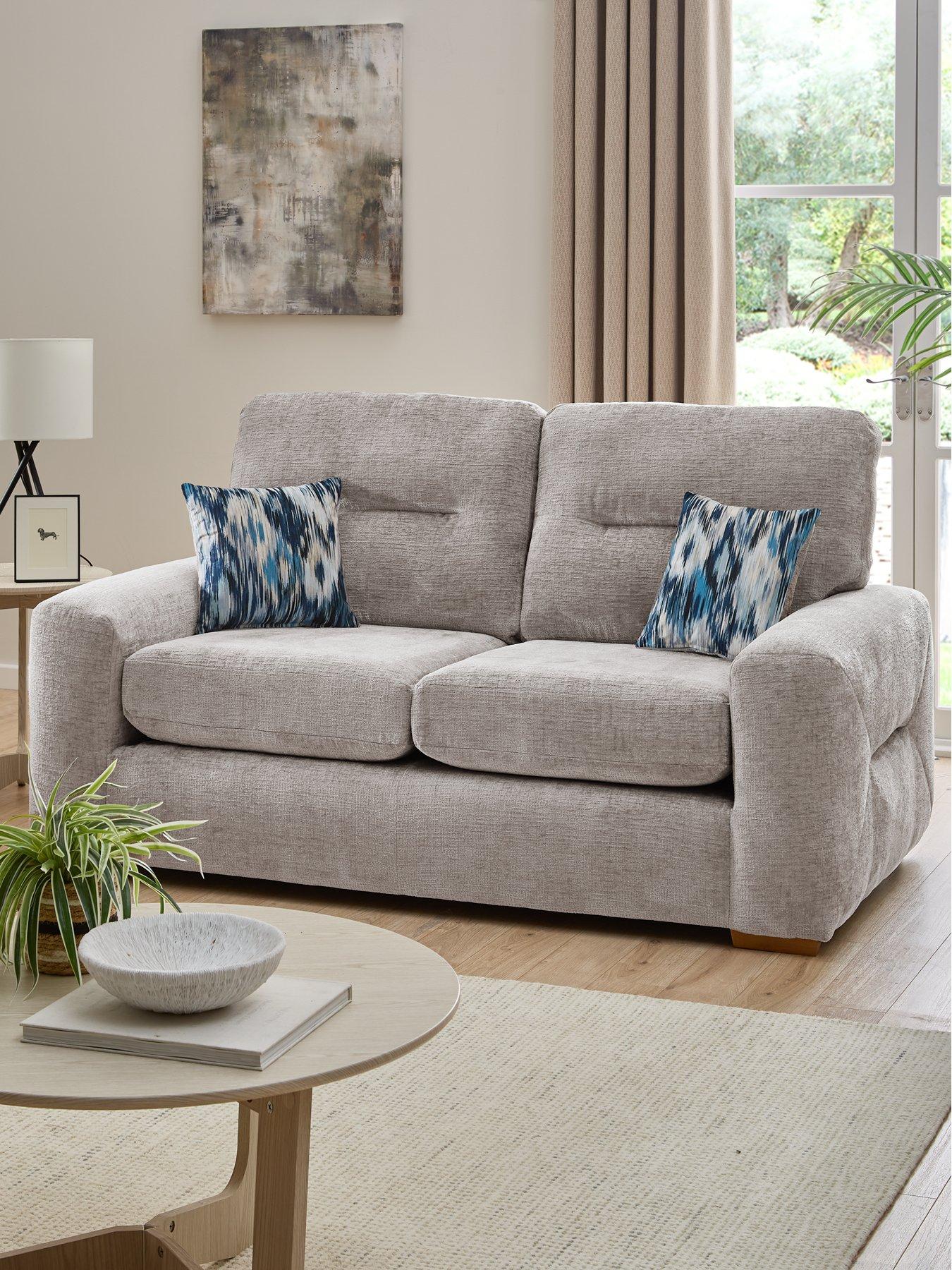 Very Home Melrose Fabric 2 Seater Sofa - Made in the UK