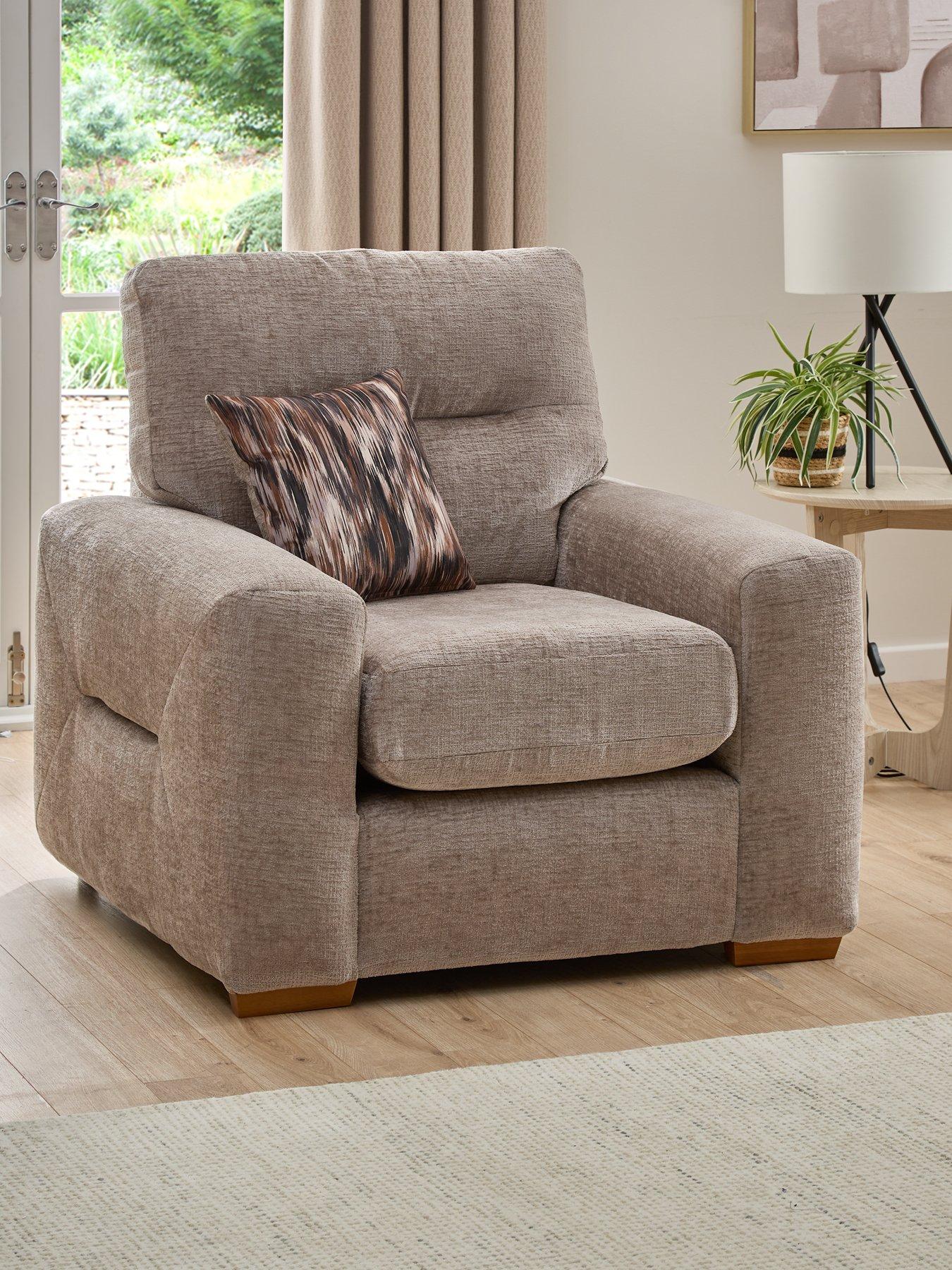 Very Home Melrose Fabric Armchair - Made in the UK