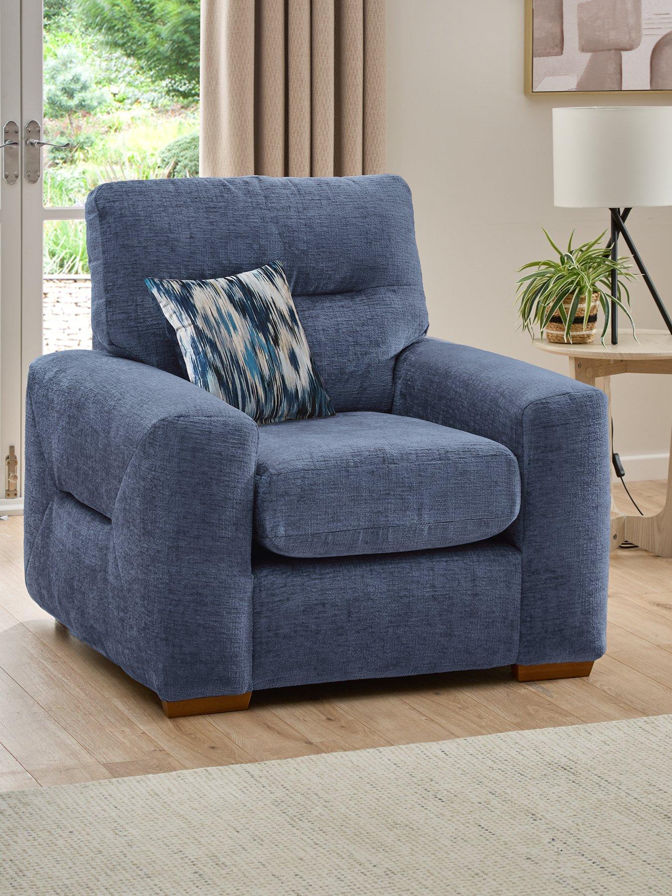 Very Home Melrose Fabric Armchair - Made in the UK