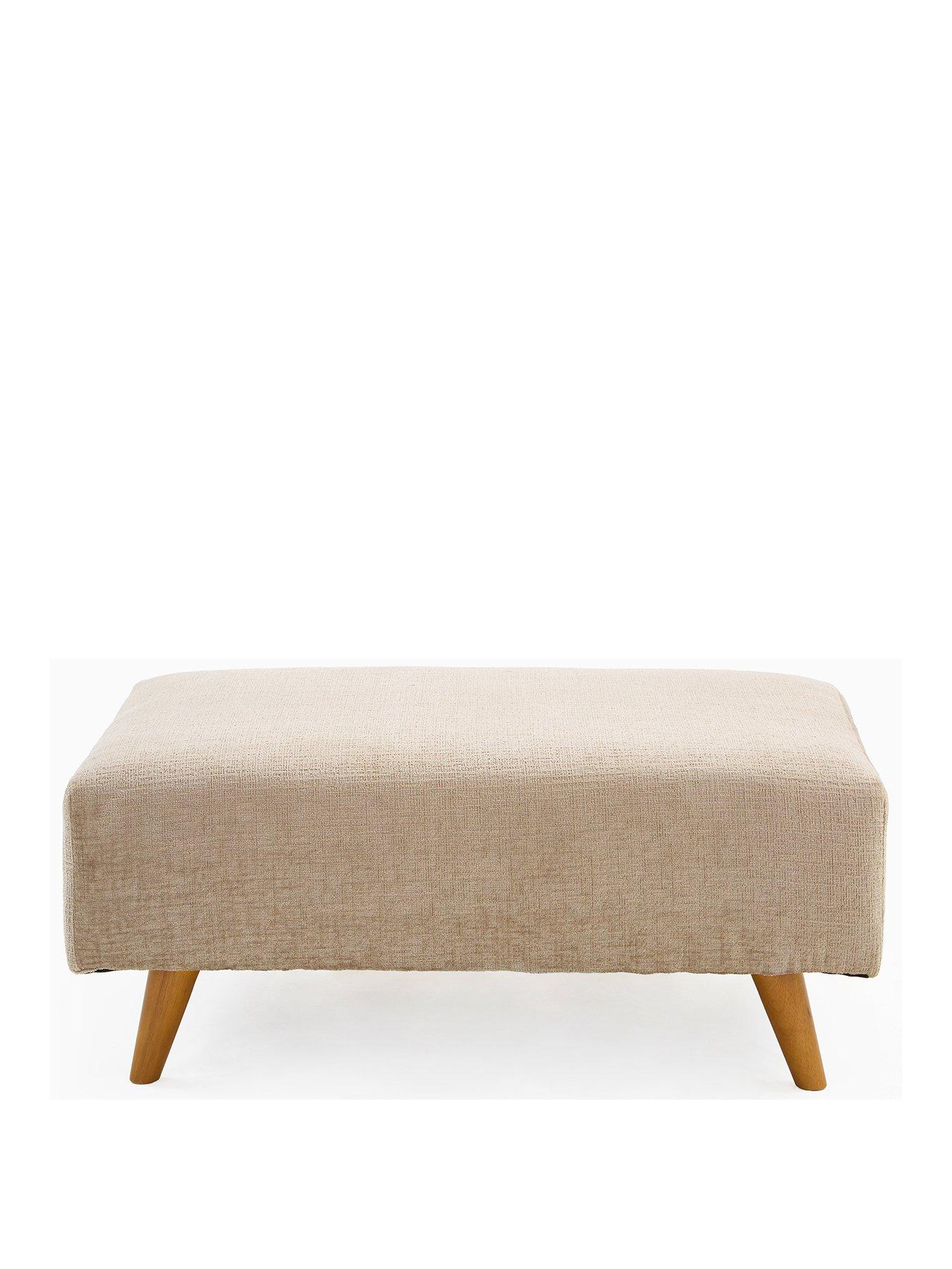 Image 2 of 5 of Very Home Melrose Fabric Footstool&nbsp;- Made in the UK