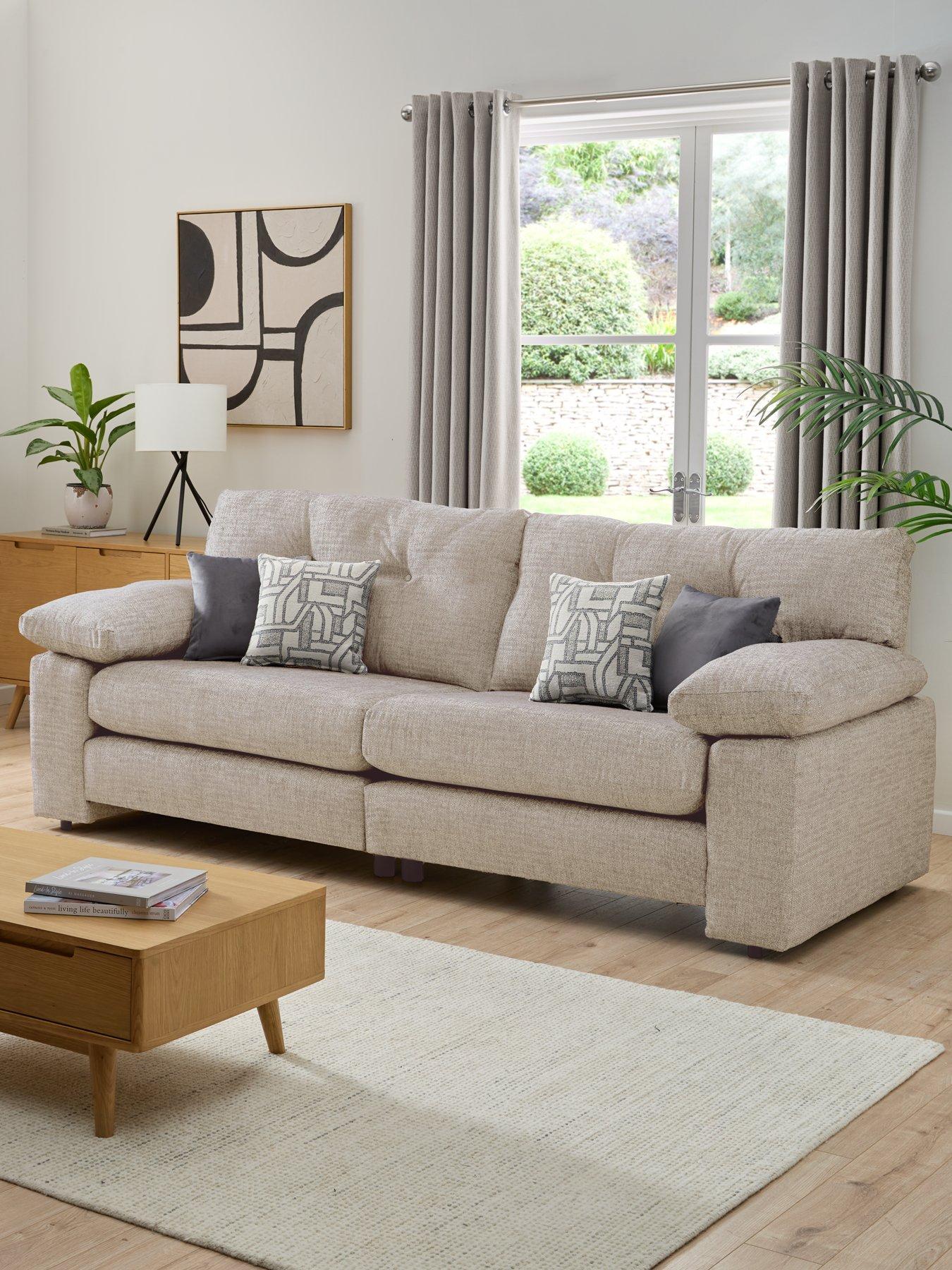 undefined Megan 4 Seater Fabric Sofa