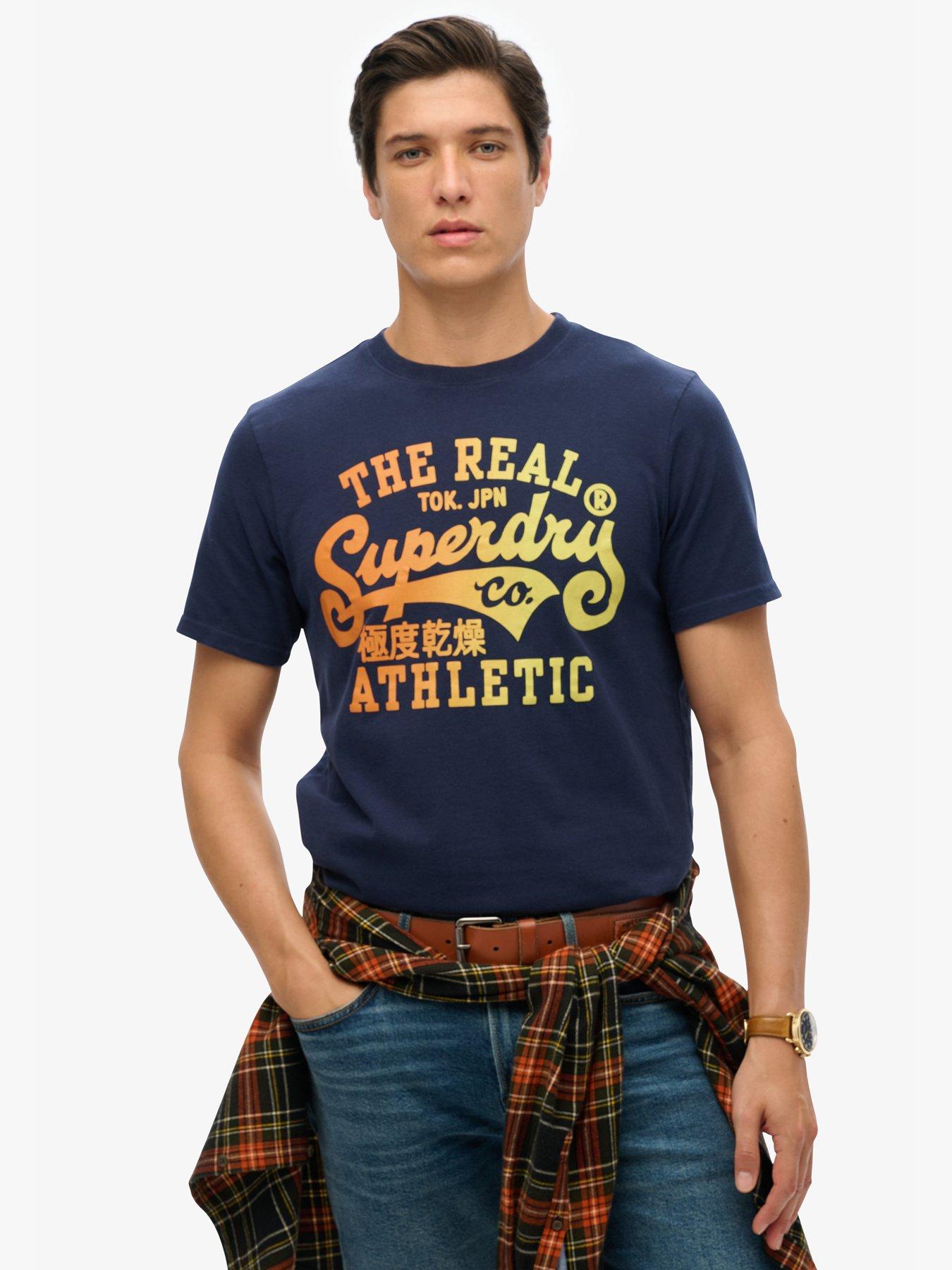 undefined Reworked Classic Graphic Logo T-Shirt - Navy