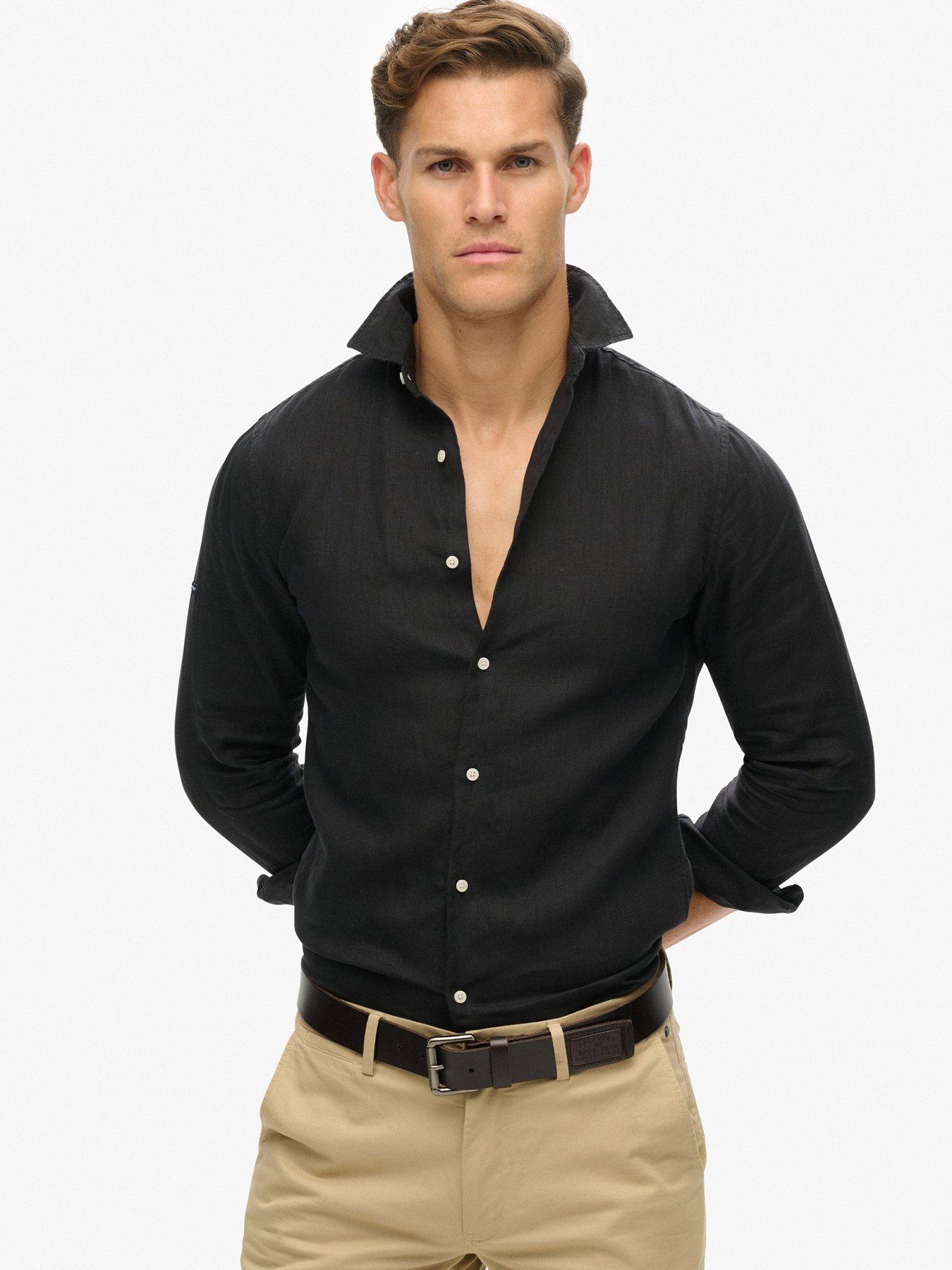 superdry-studios-linen-long-sleeve-shirt-black