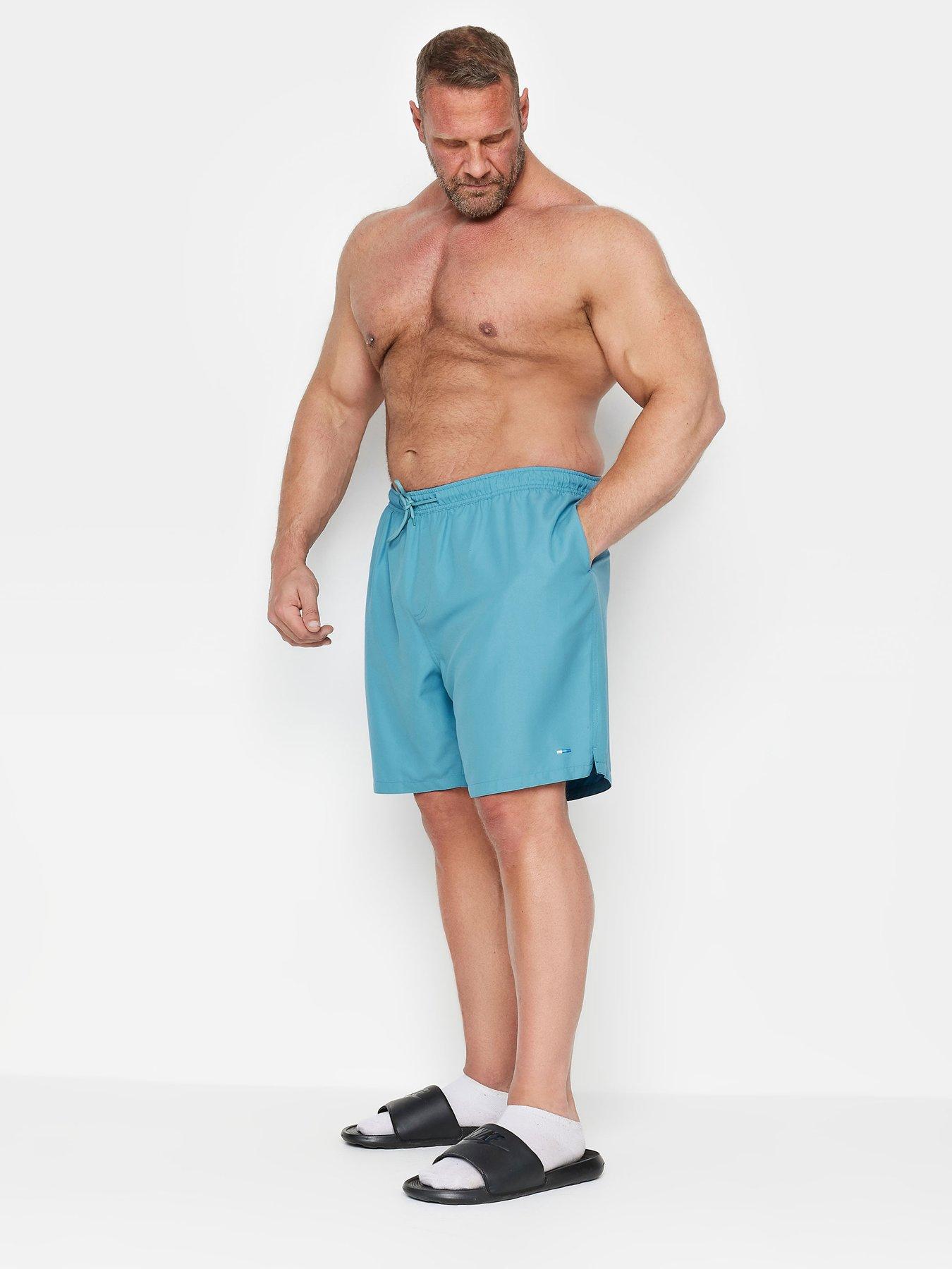  image of badrhino-bad-rhino-plain-swimshort-blue