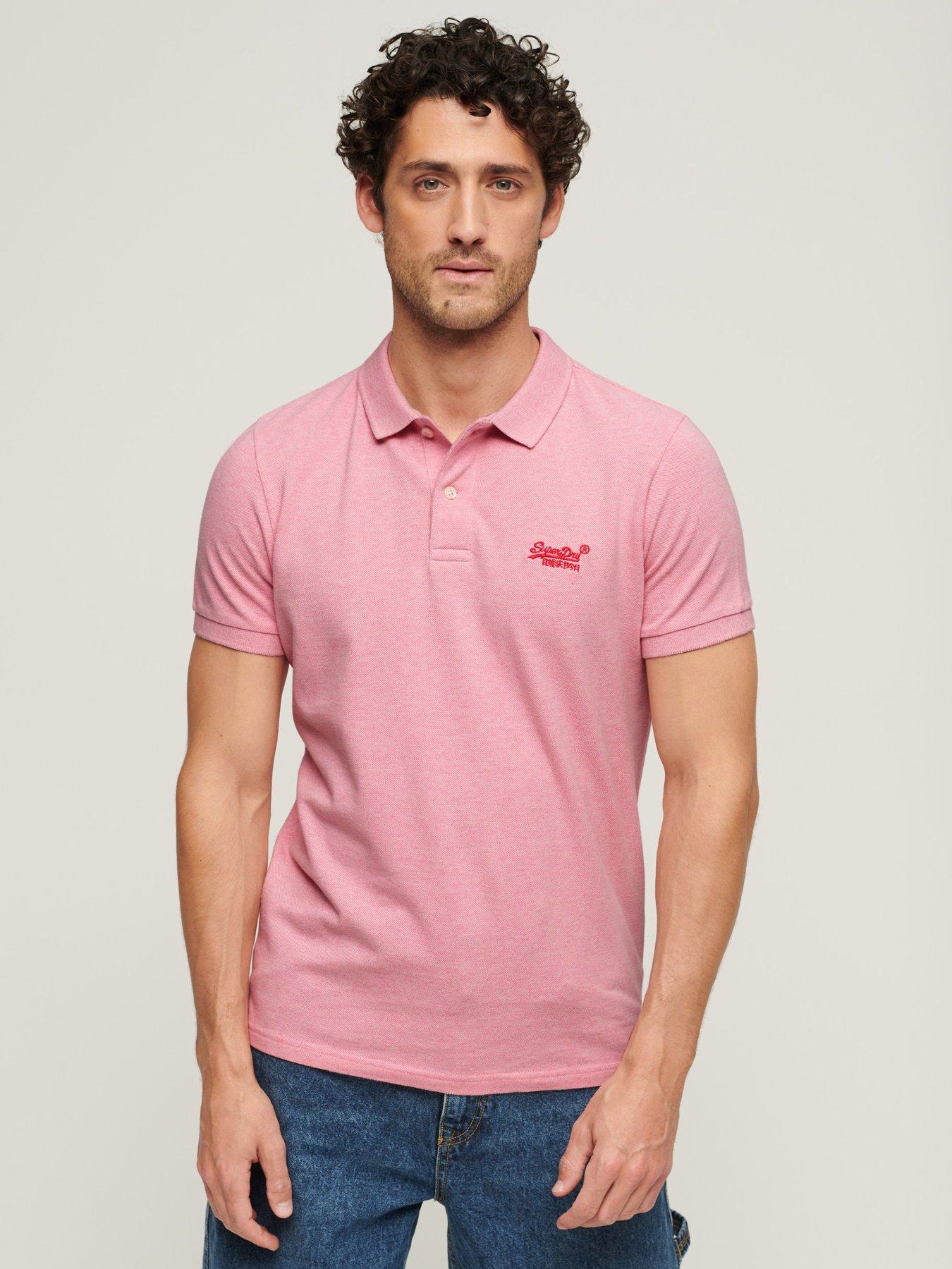 undefined Classic Pique Regular Fit Polo Shirt - Light Pink