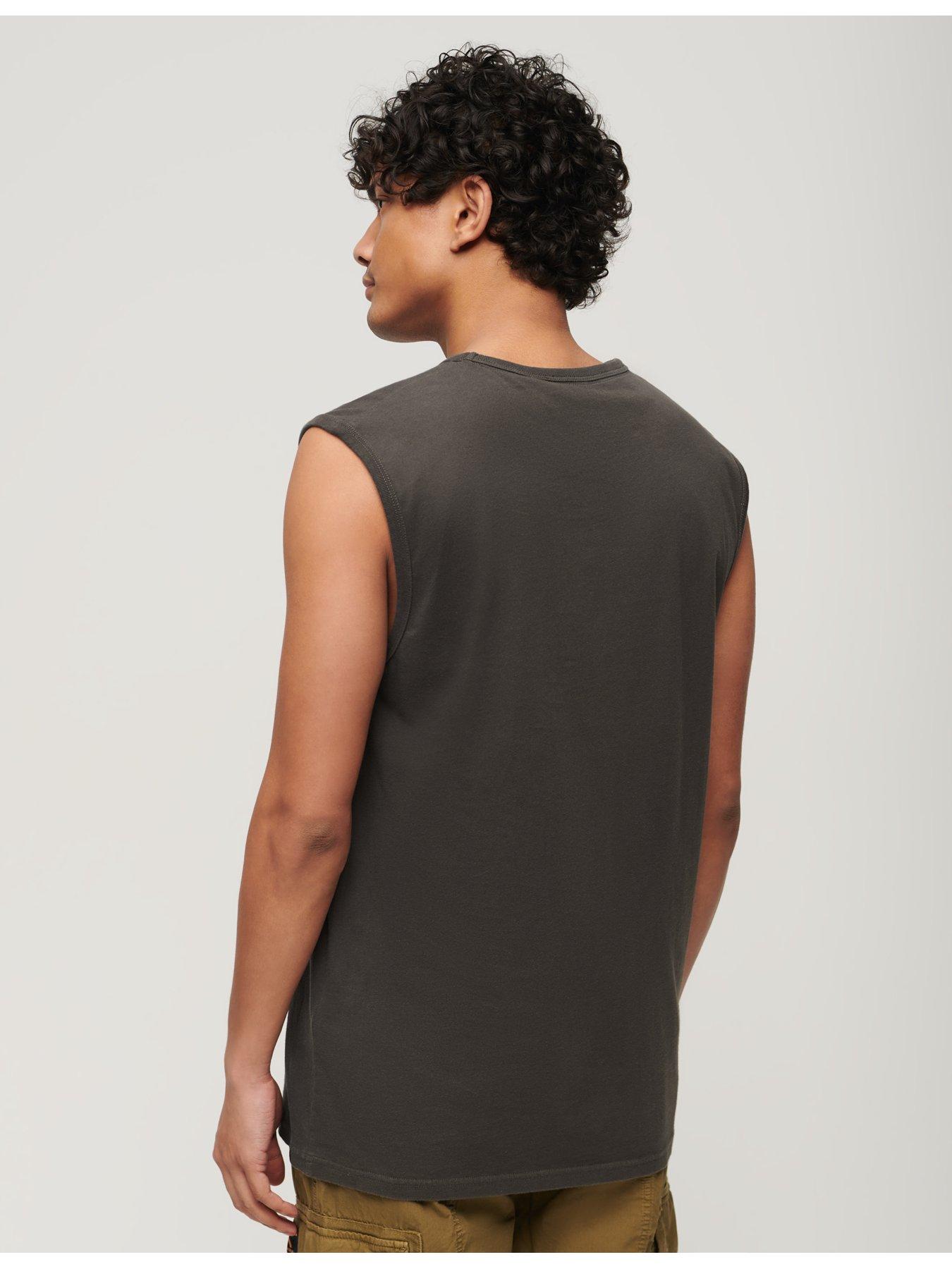  image of superdry-dragon-tattoo-graphic-vest-top-black